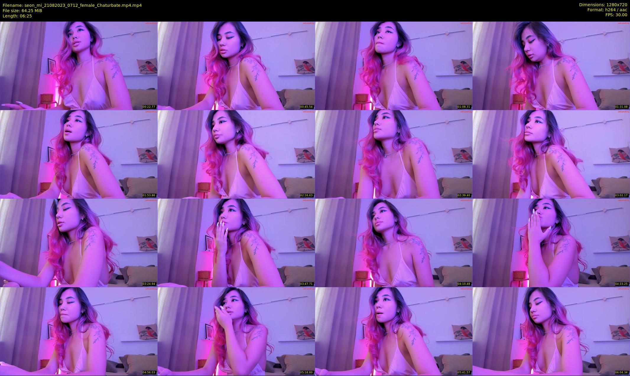 seon_mi — 7 minute Chaturbate female cam show recording, 720p, Aug 21, 2023