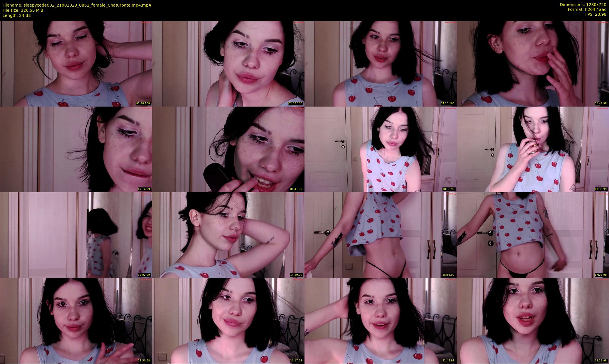sleepycode002 — 25 minute Chaturbate female cam show recording, 720p, Aug 21, 2023