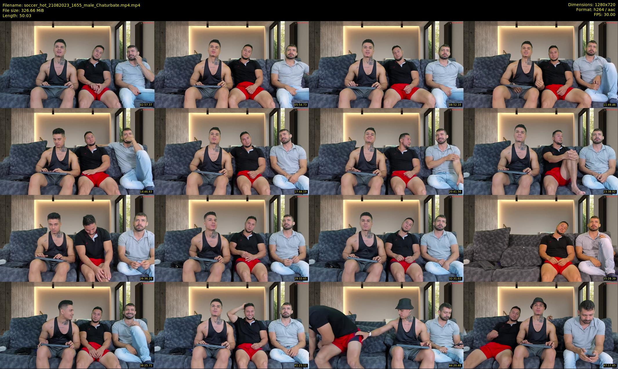 soccer_hot — 51 minute Chaturbate male cam show recording, 720p, Aug 21, 2023