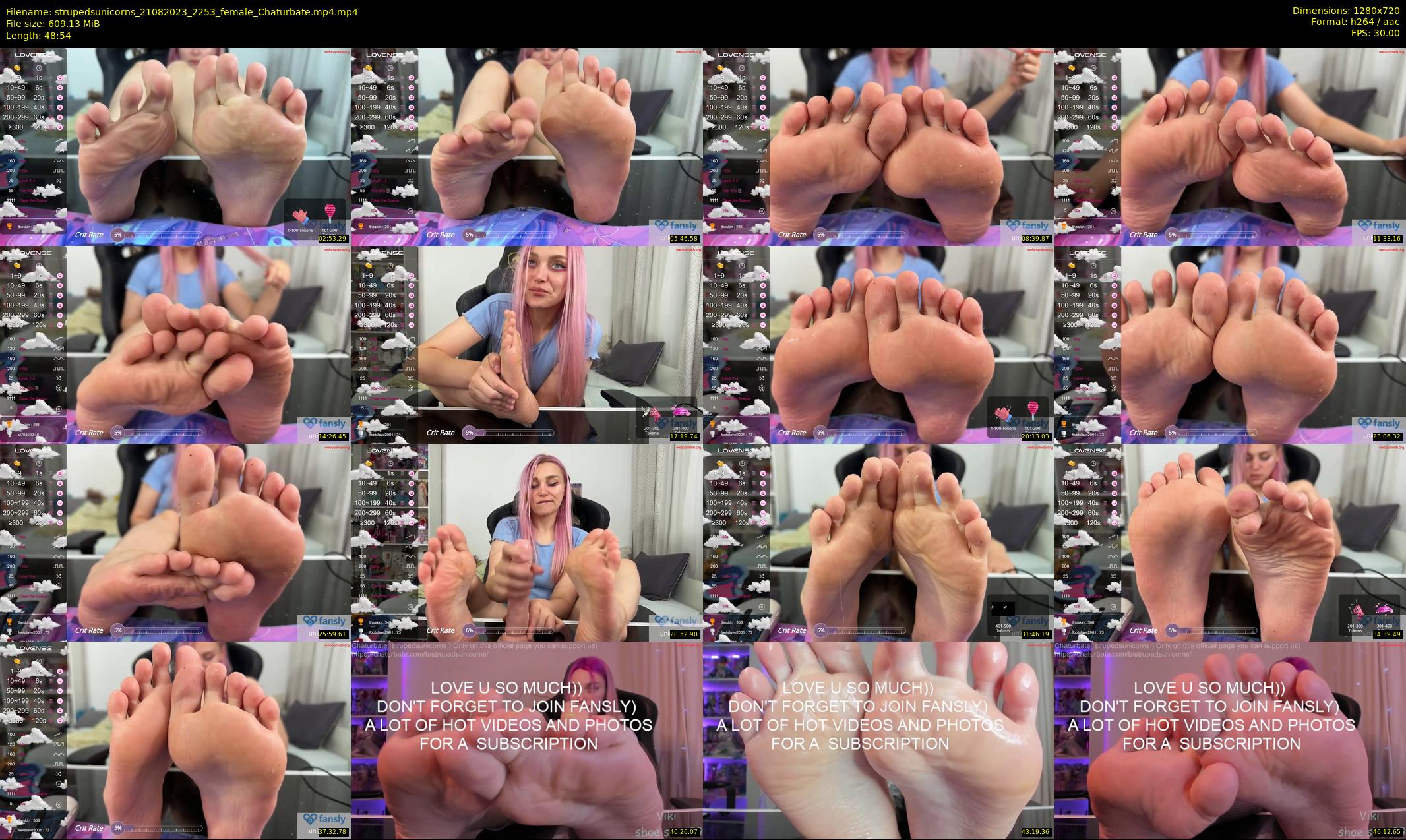 strupedsunicorns — 49 minute Chaturbate couple cam show recording, 720p, Aug 21, 2023