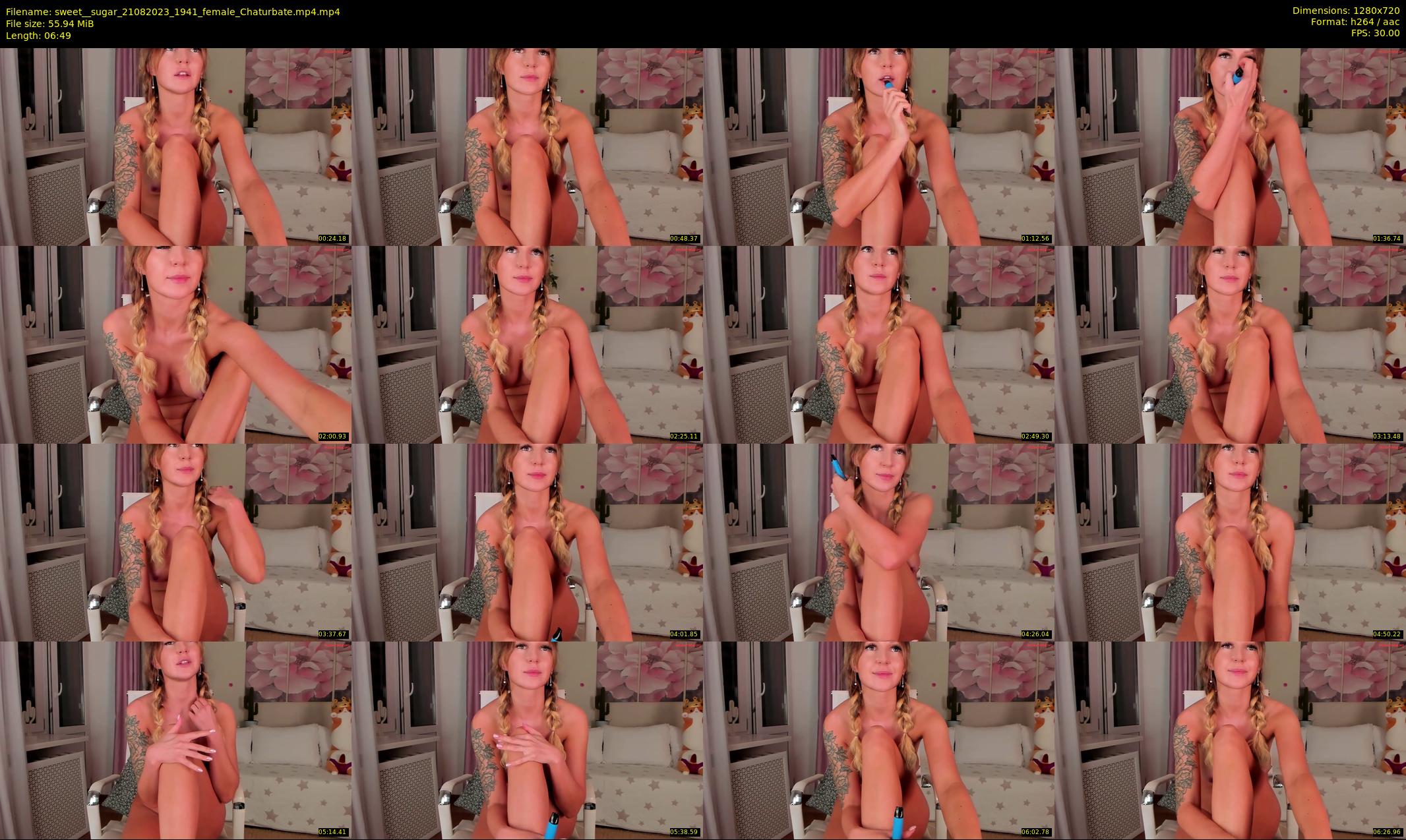 sweet__sugar — 7 minute Chaturbate female cam show recording, 720p, Aug 21, 2023