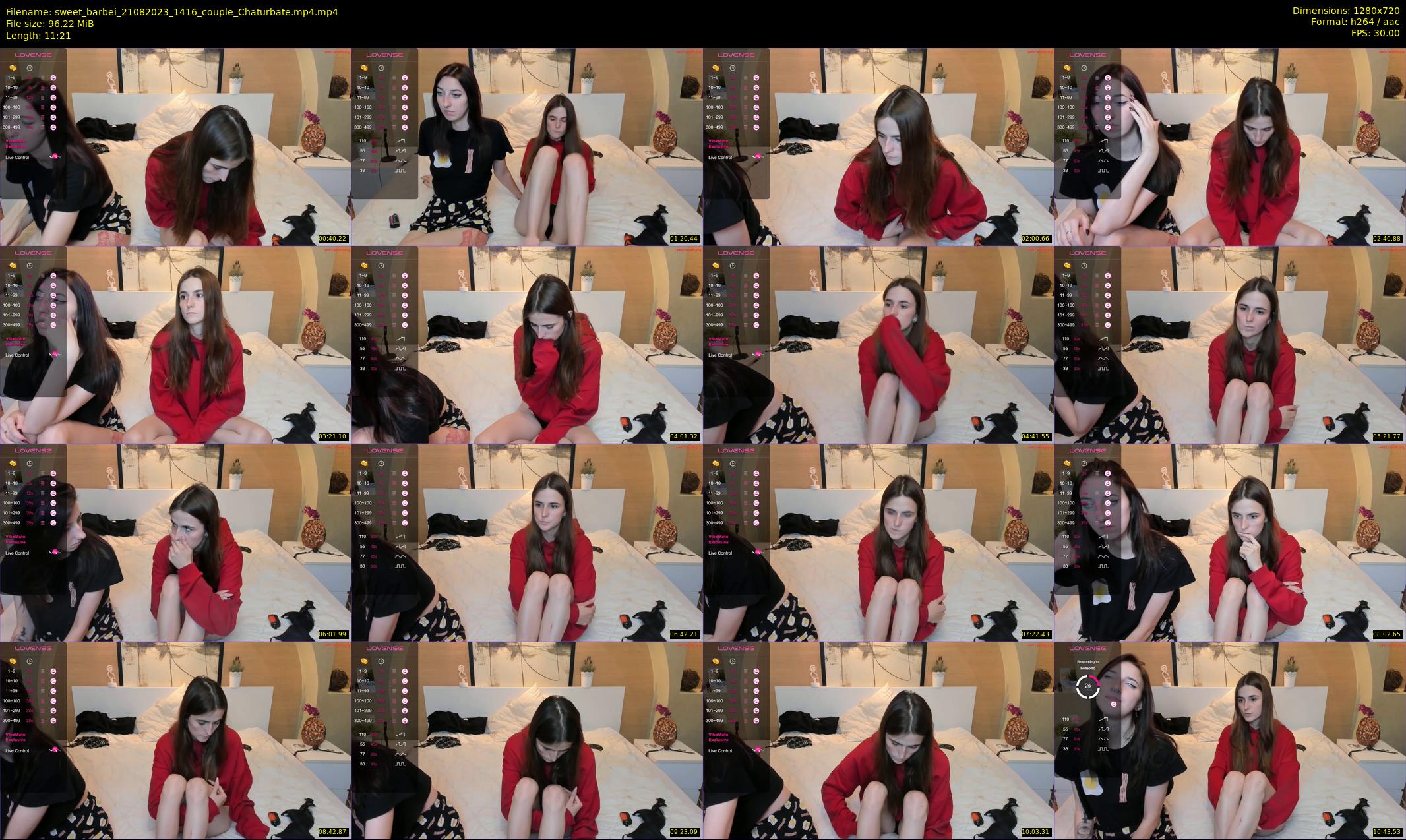 sweet_barbei — 12 minute Chaturbate female cam show recording, 720p, Aug 21, 2023