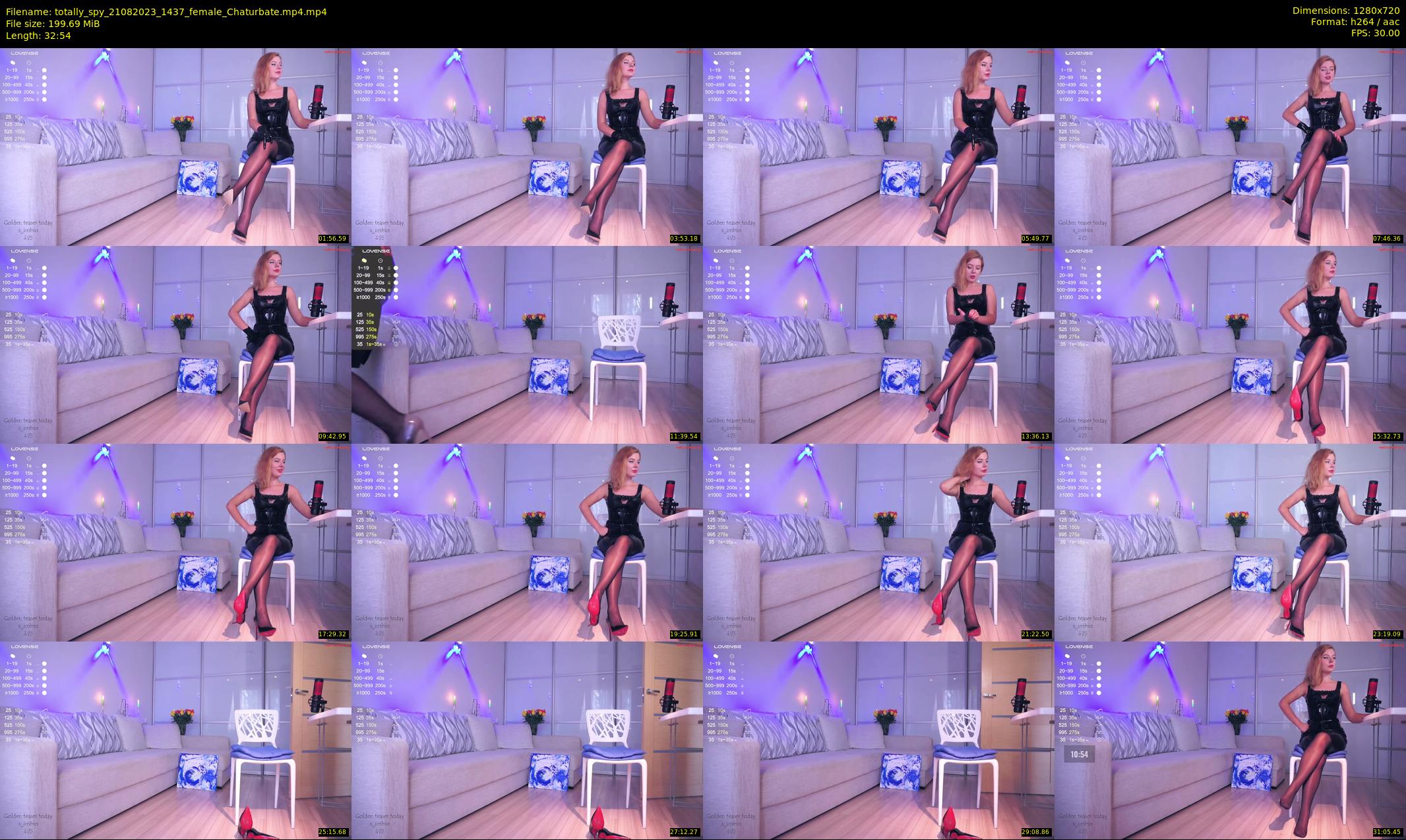 totally_spy — 33 minute Chaturbate female cam show recording, 720p, Aug 21, 2023