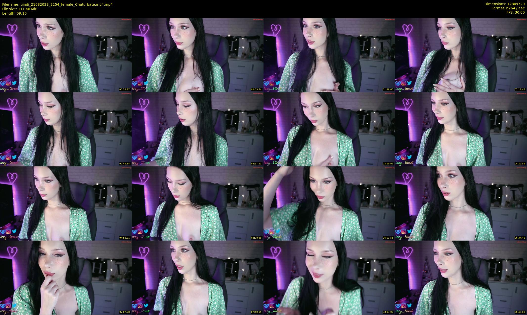uindi — 10 minute Chaturbate female cam show recording, 720p, Aug 21, 2023