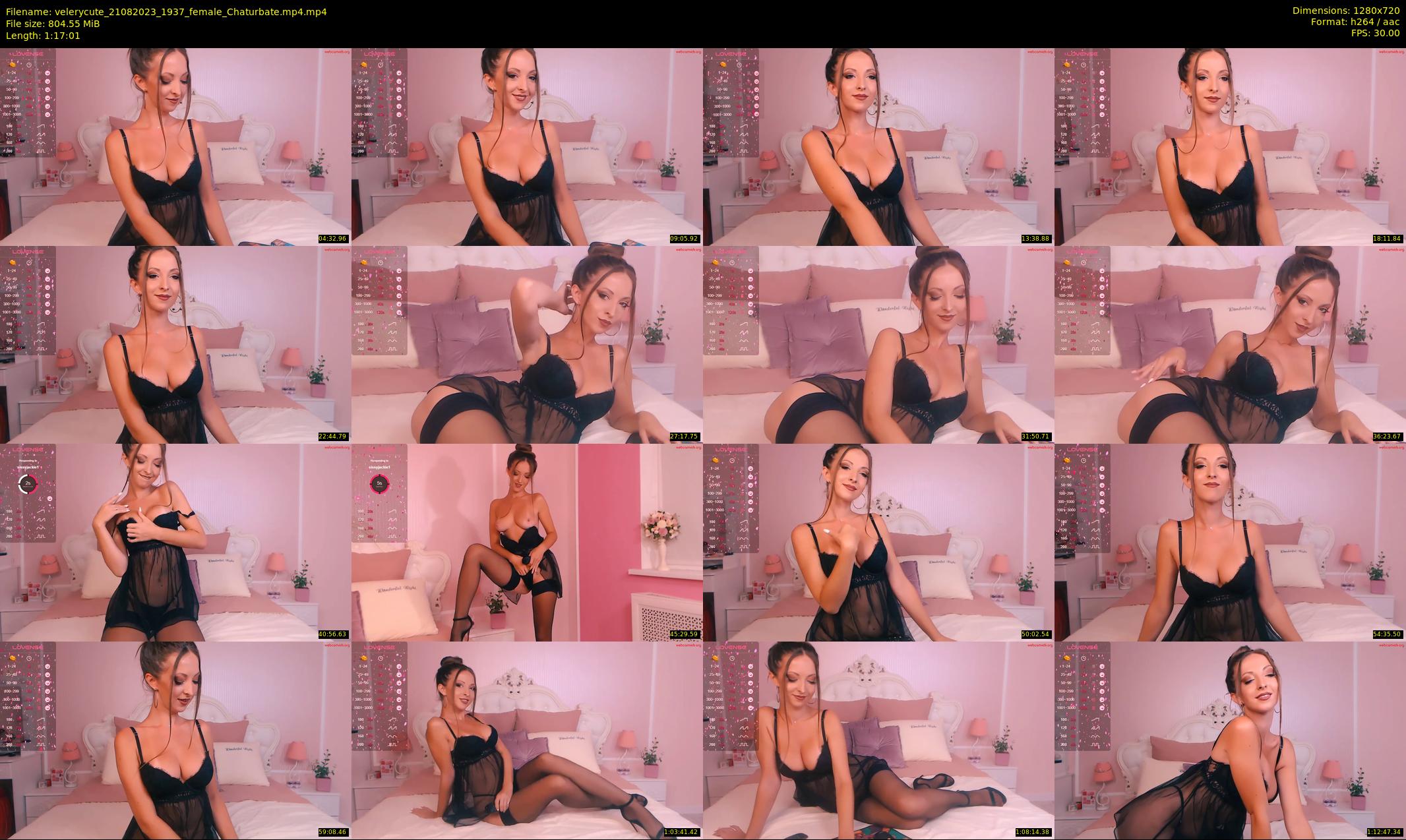 velerycute — 78 minute Chaturbate female cam show recording, 720p, Aug 21, 2023