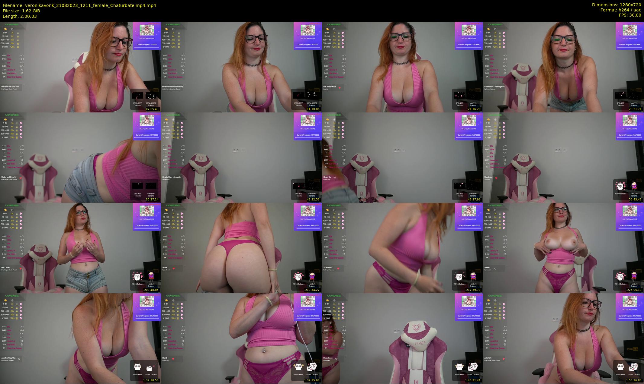 veronikavonk — 121 minute Chaturbate female cam show recording, 720p, Aug 21, 2023