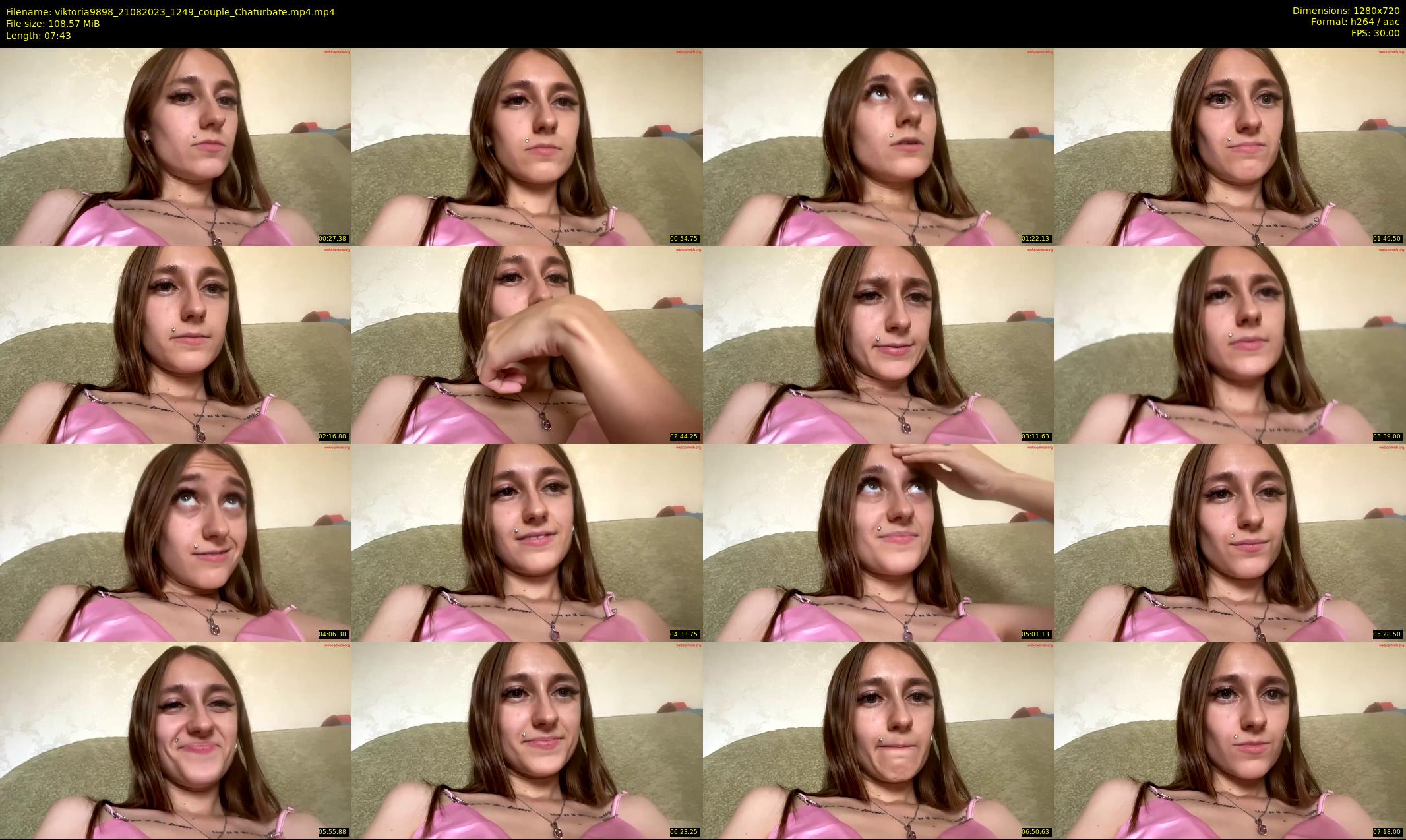 viktoria9898 — 8 minute Chaturbate couple cam show recording, 720p, Aug 21, 2023