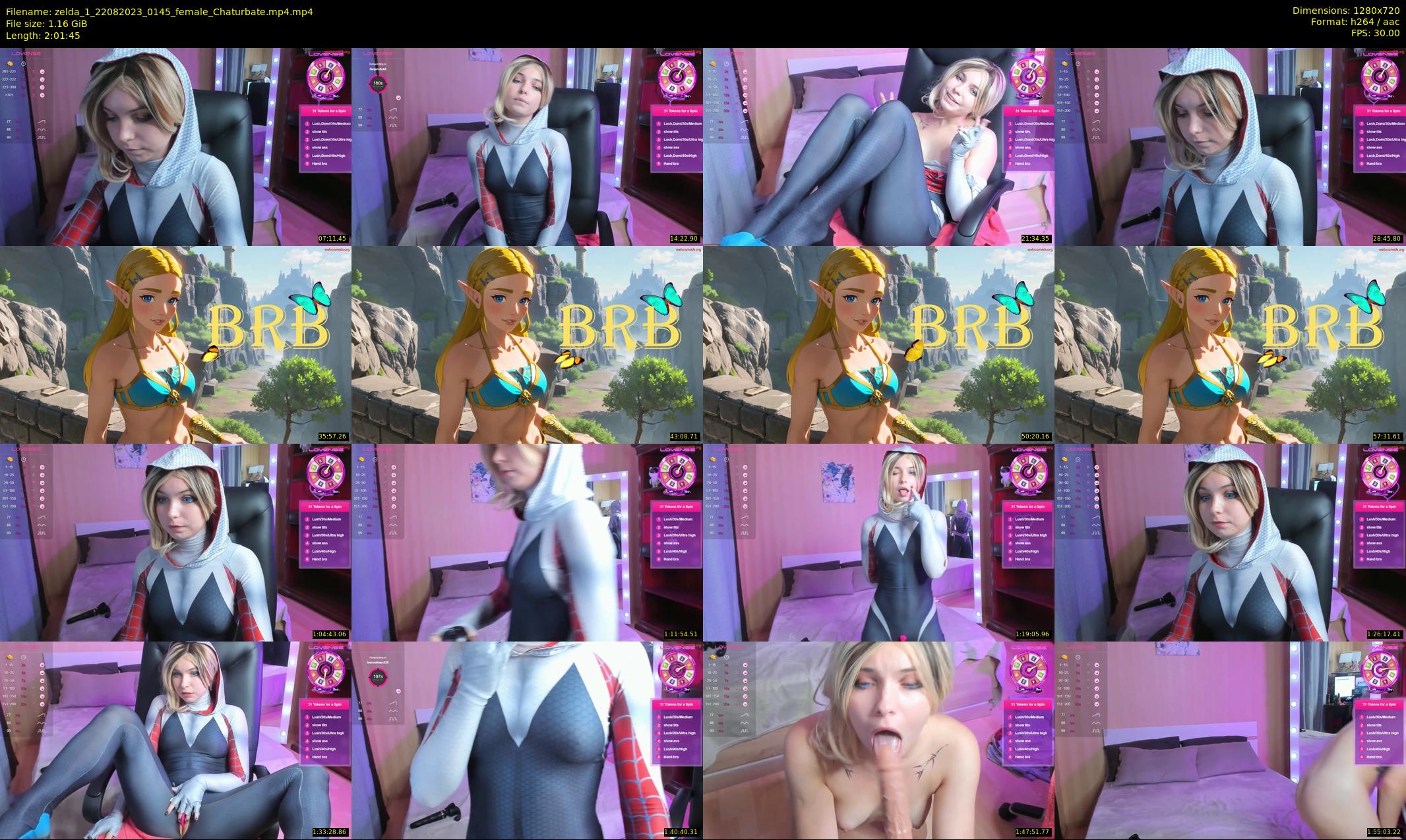 zelda_1 — 122 minute Chaturbate female cam show recording, 720p, Aug 22, 2023