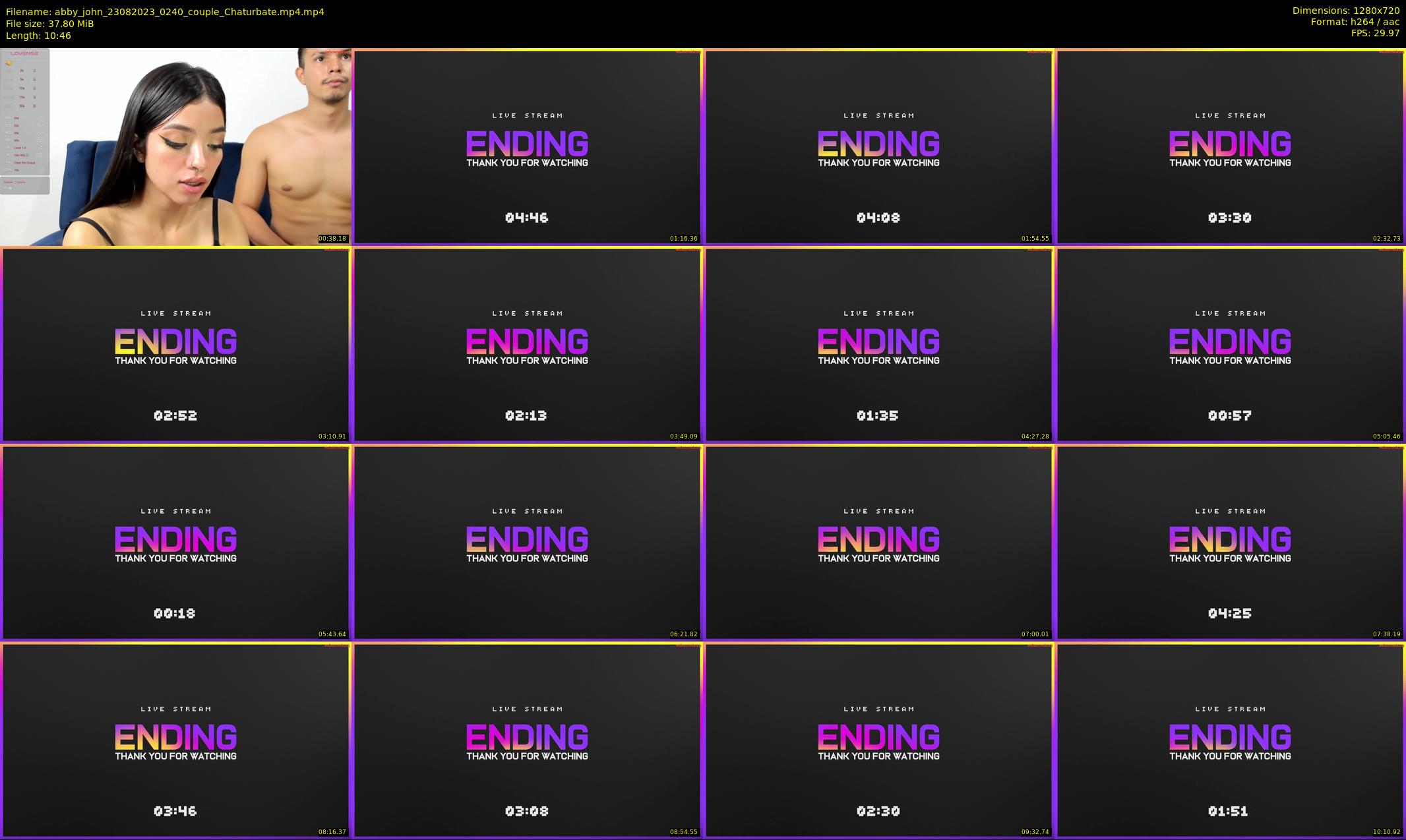 abby_john — 11 minute Chaturbate couple cam show recording, 720p, Aug 23, 2023