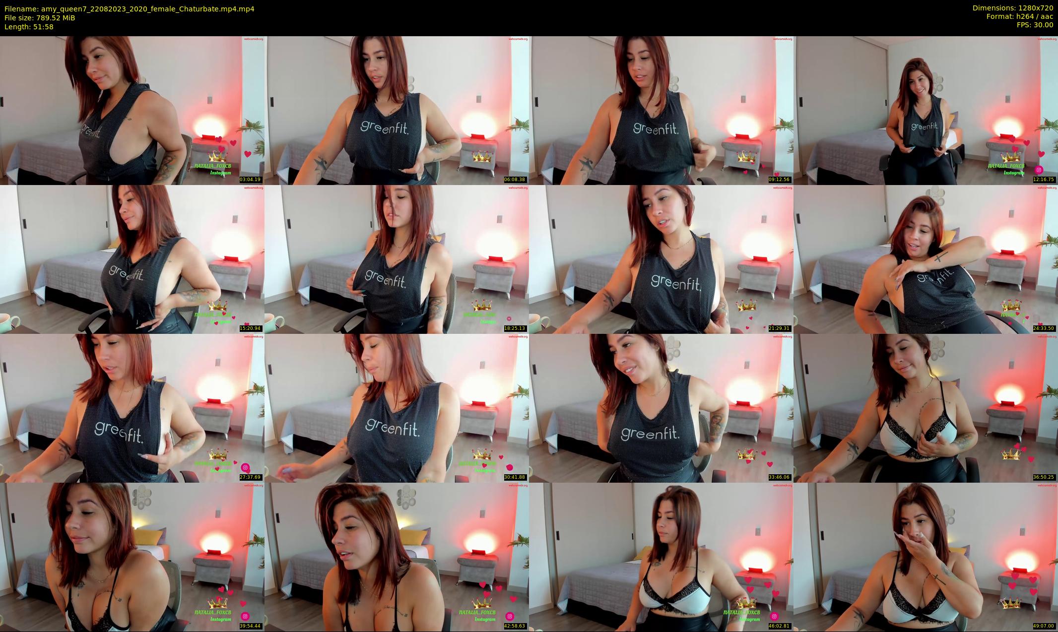 amy_queen7 — 52 minute Chaturbate female cam show recording, 720p, Aug 22, 2023