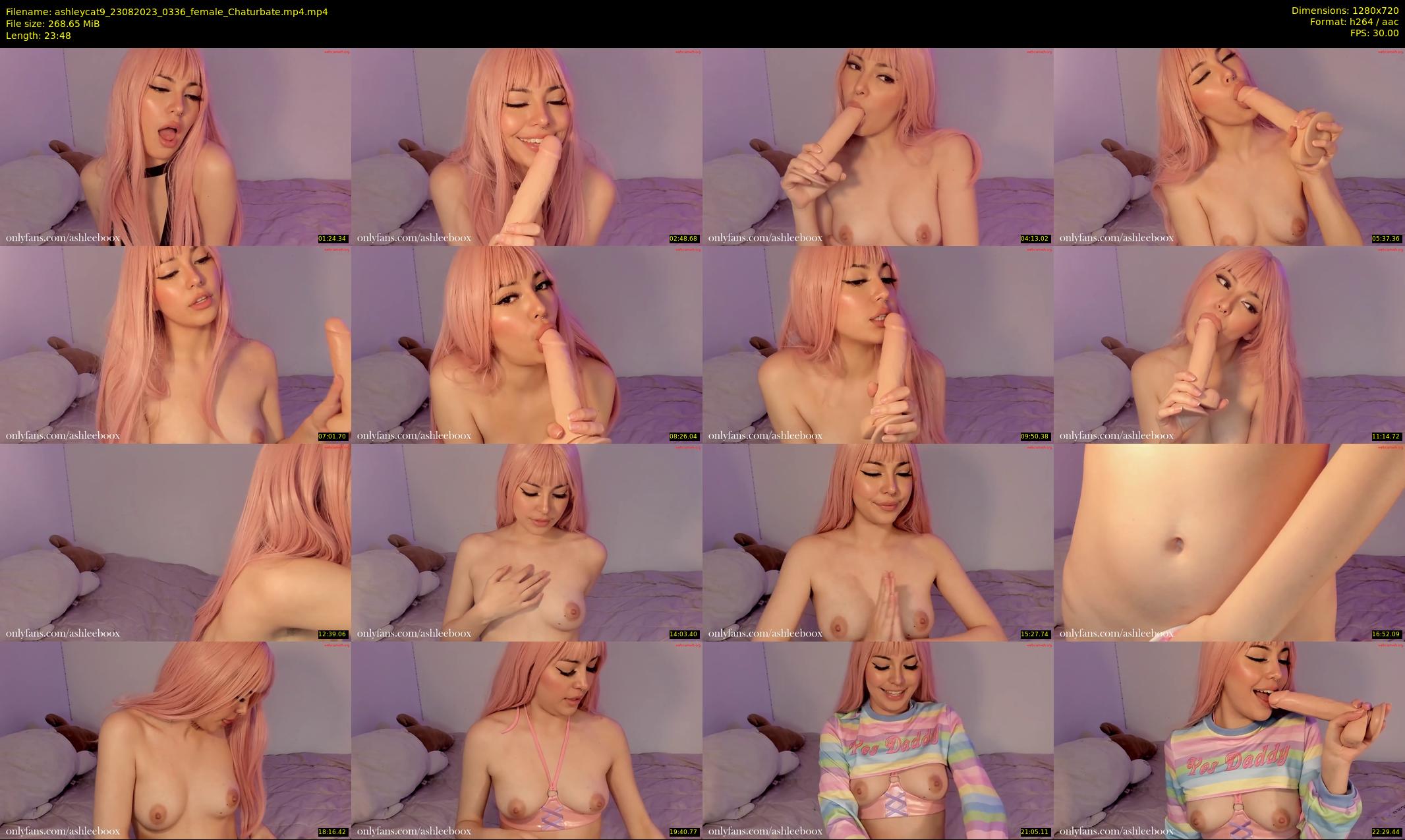 ashleycat9 — 24 minute Chaturbate female cam show recording, 720p, Aug 23, 2023
