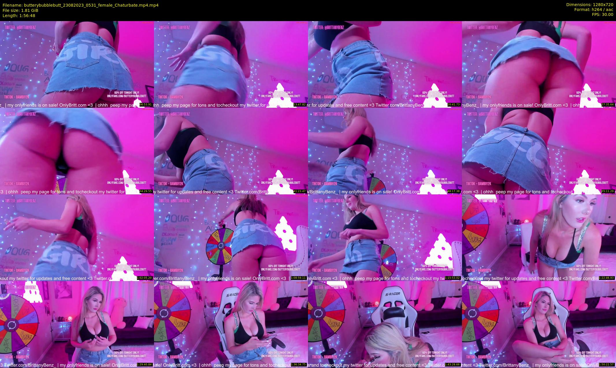 butterybubblebutt — 117 minute Chaturbate couple cam show recording, 720p, Aug 23, 2023