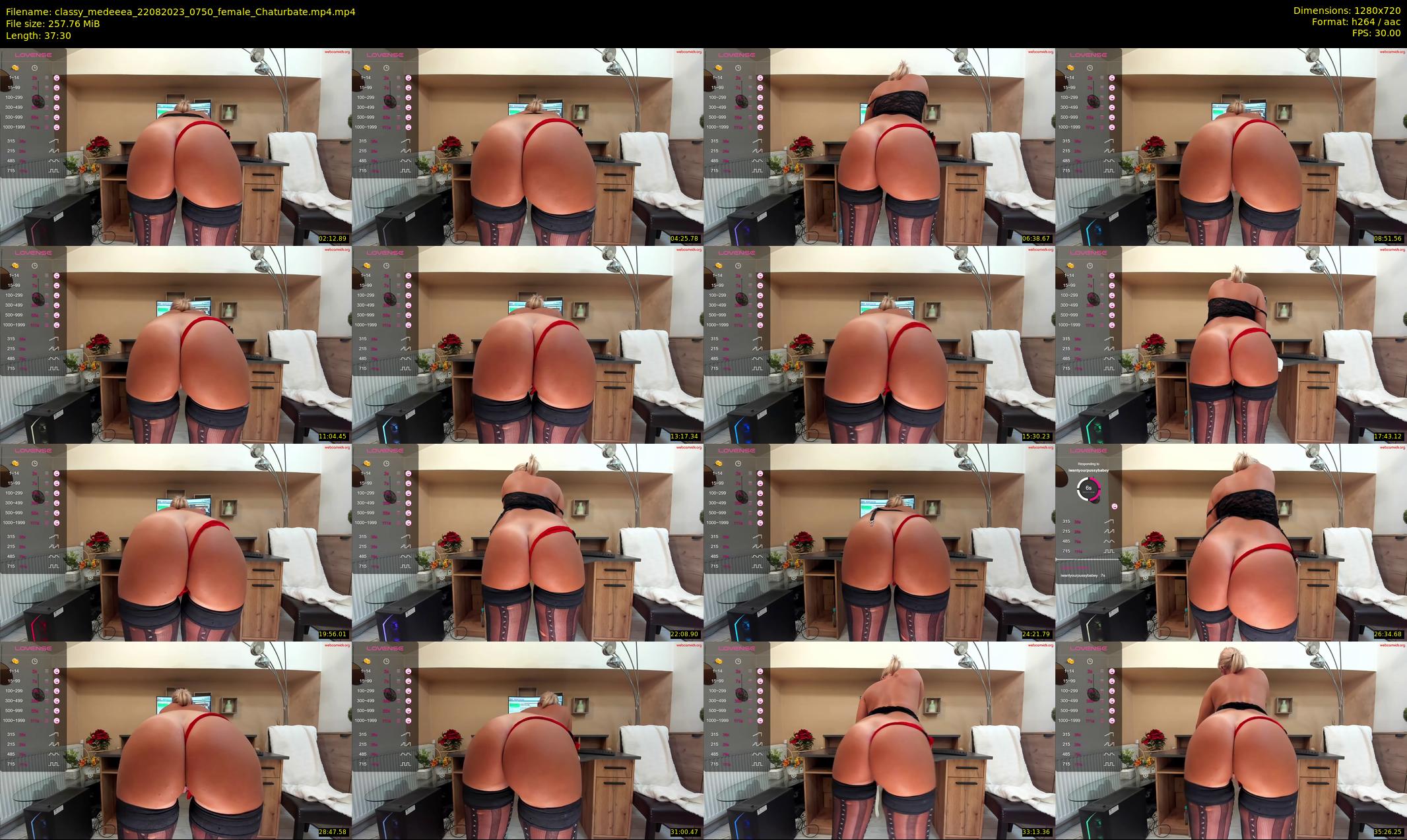 classy_medeeea — 38 minute Chaturbate female cam show recording, 720p, Aug 22, 2023