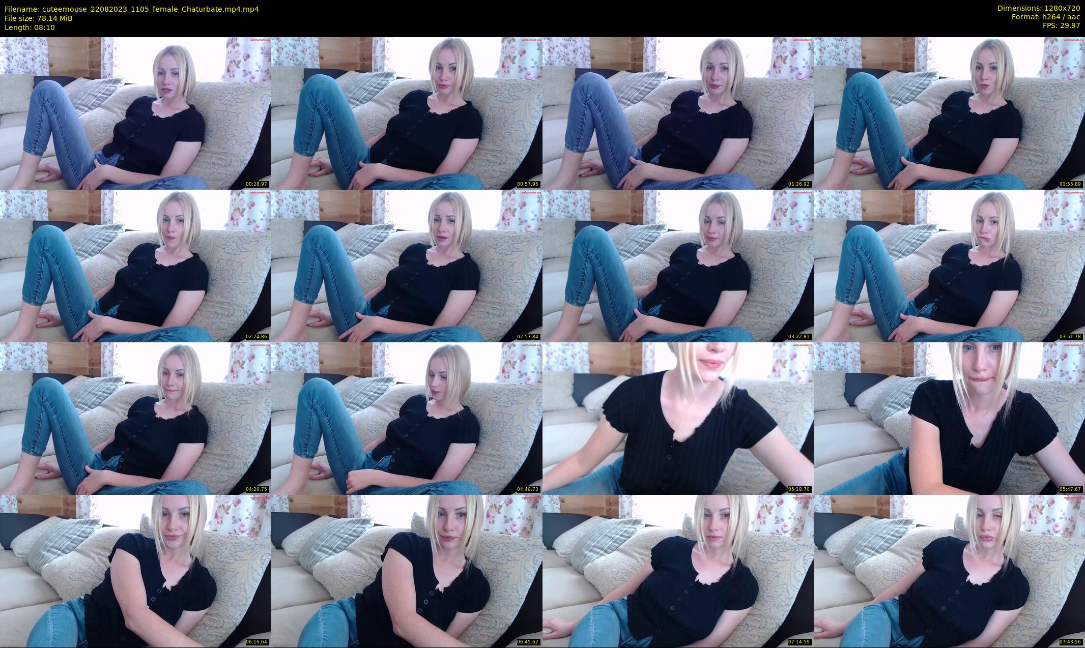 cuteemouse — 9 minute Chaturbate female cam show recording, 720p, Aug 22, 2023