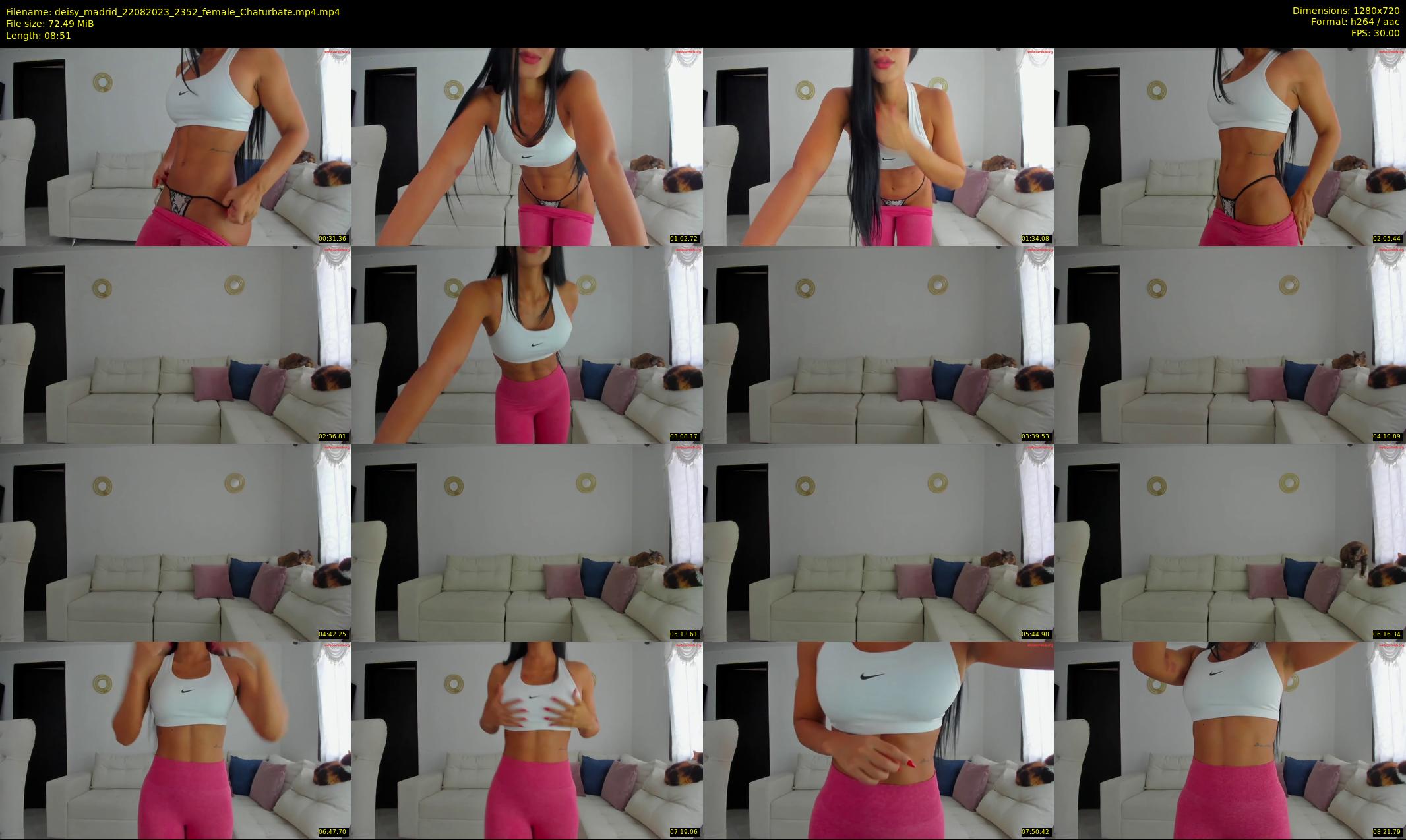 deisy_madrid — 9 minute Chaturbate female cam show recording, 720p, Aug 22, 2023