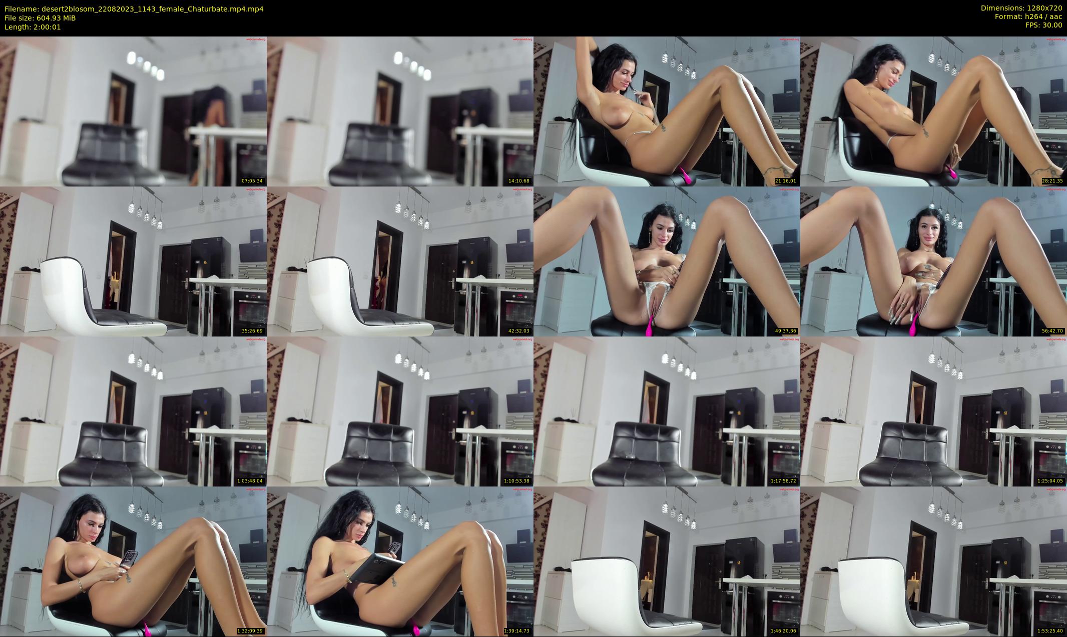 desert2blosom — 121 minute Chaturbate female cam show recording, 720p, Aug 22, 2023