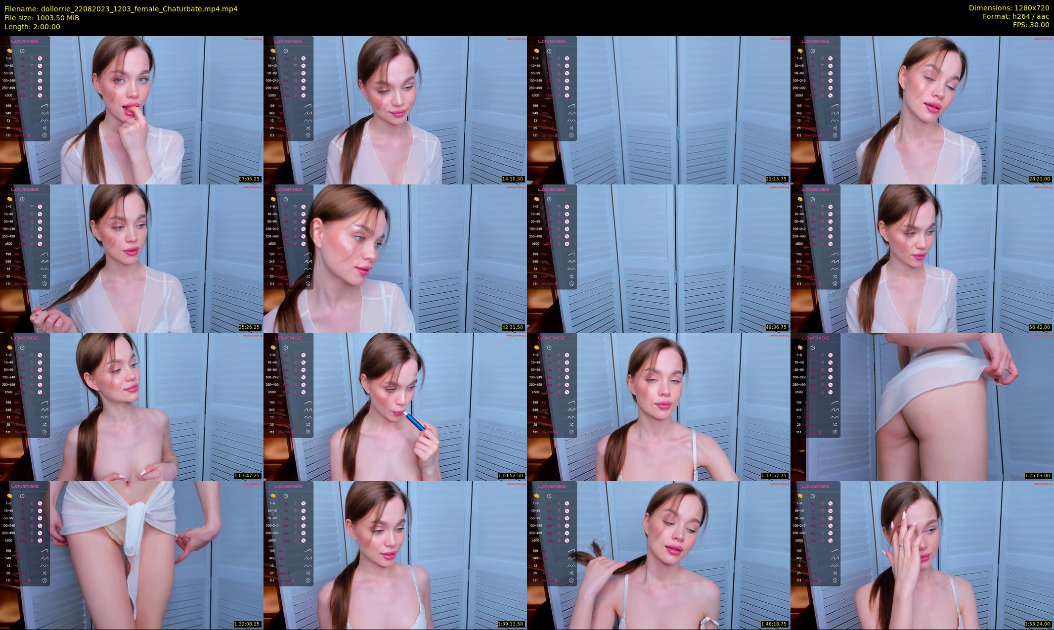 dollorrie — 120 minute Chaturbate couple cam show recording, 720p, Aug 22, 2023