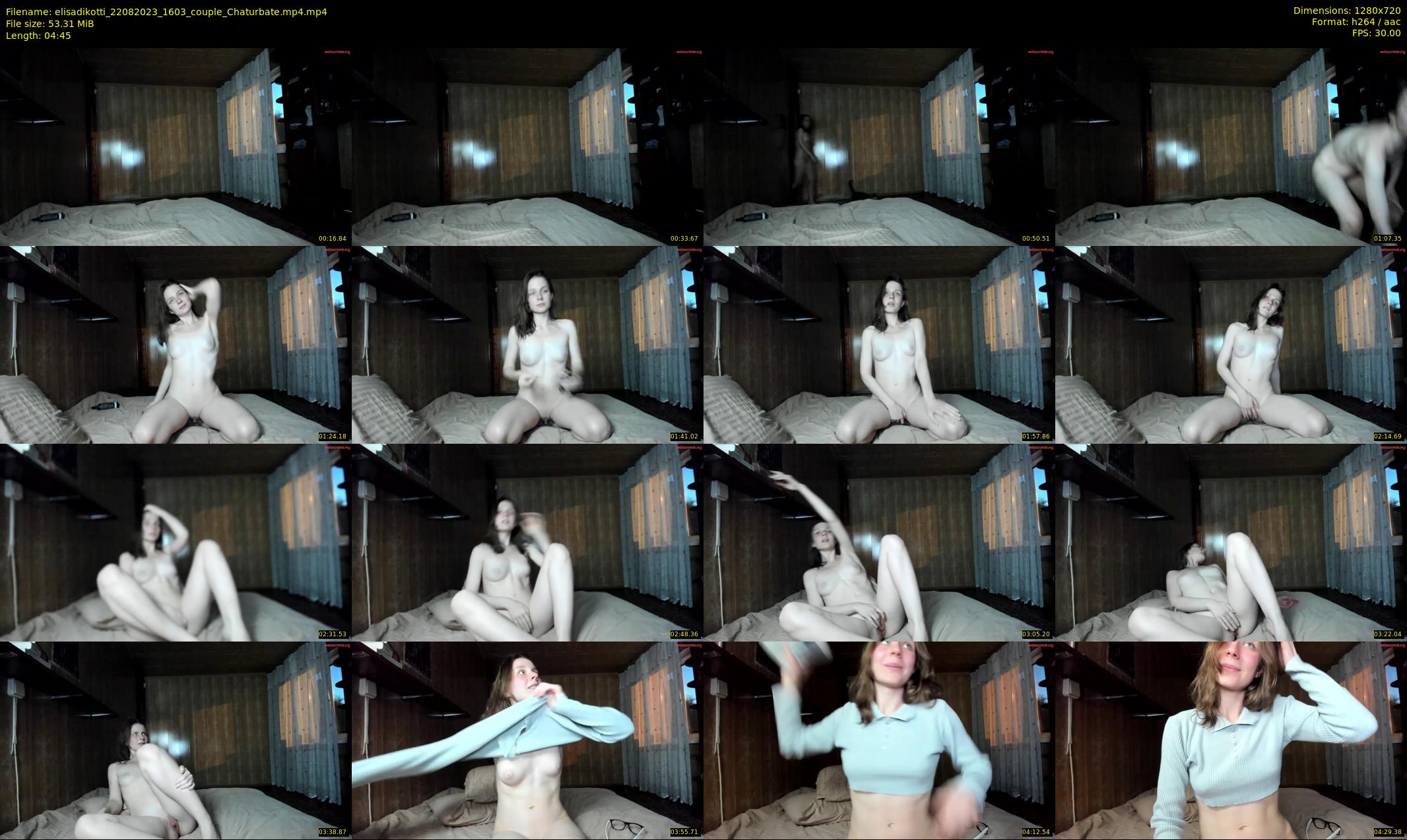 elisadikotti — 5 minute Chaturbate couple cam show recording, 720p, Aug 22, 2023