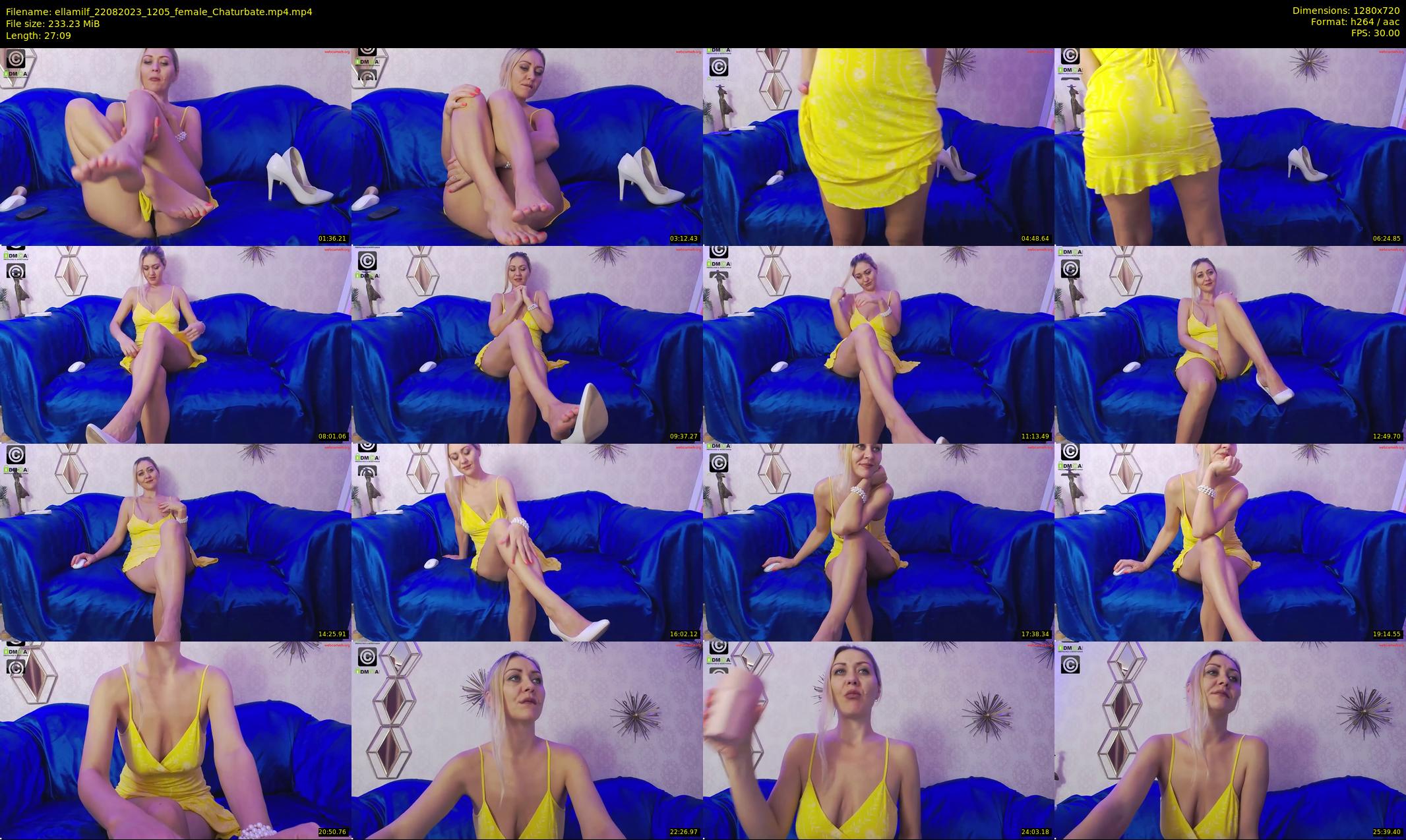 ellamilf — 28 minute Chaturbate female cam show recording, 720p, Aug 22, 2023