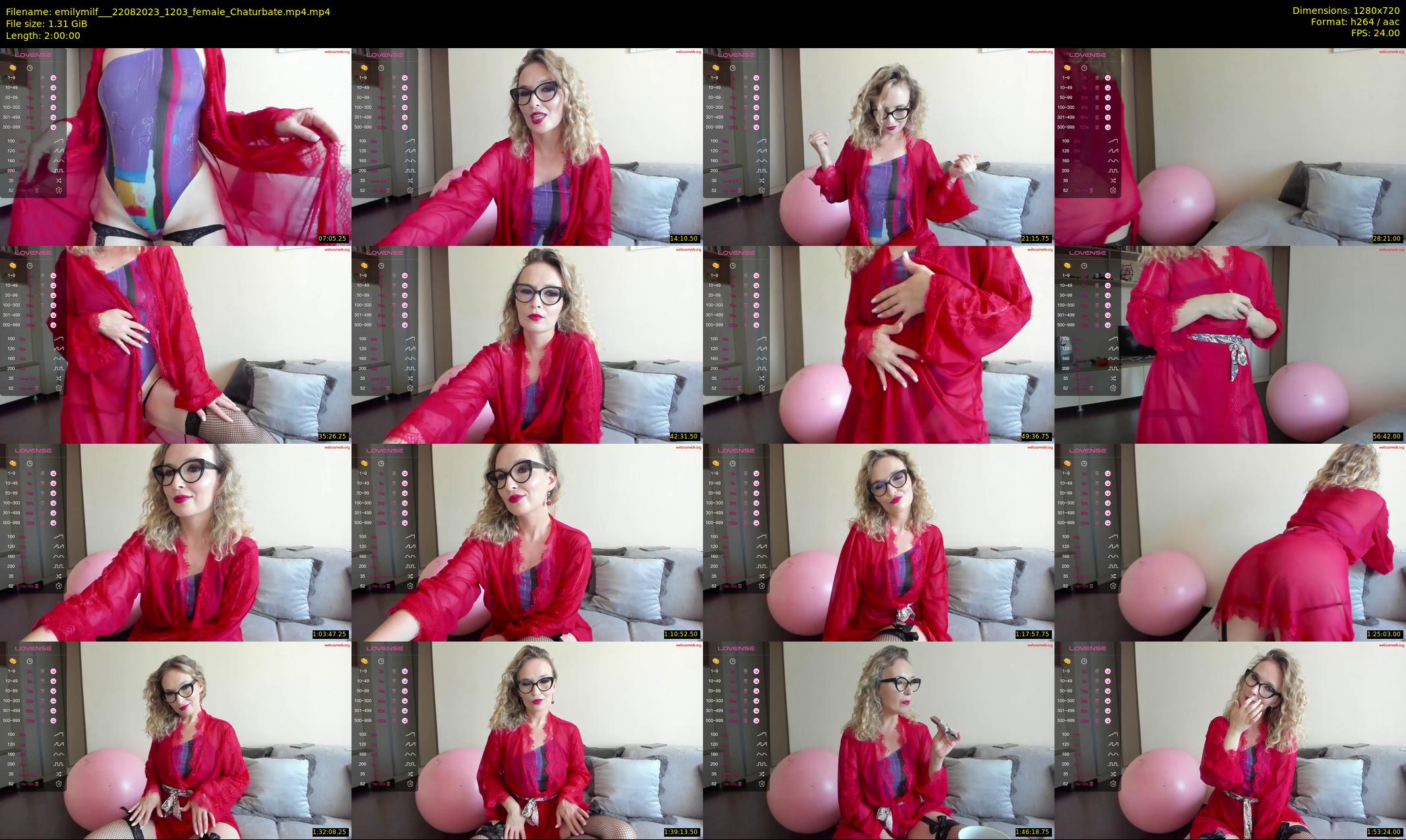 emilymilf__ — 120 minute Chaturbate female cam show recording, 720p, Aug 22, 2023