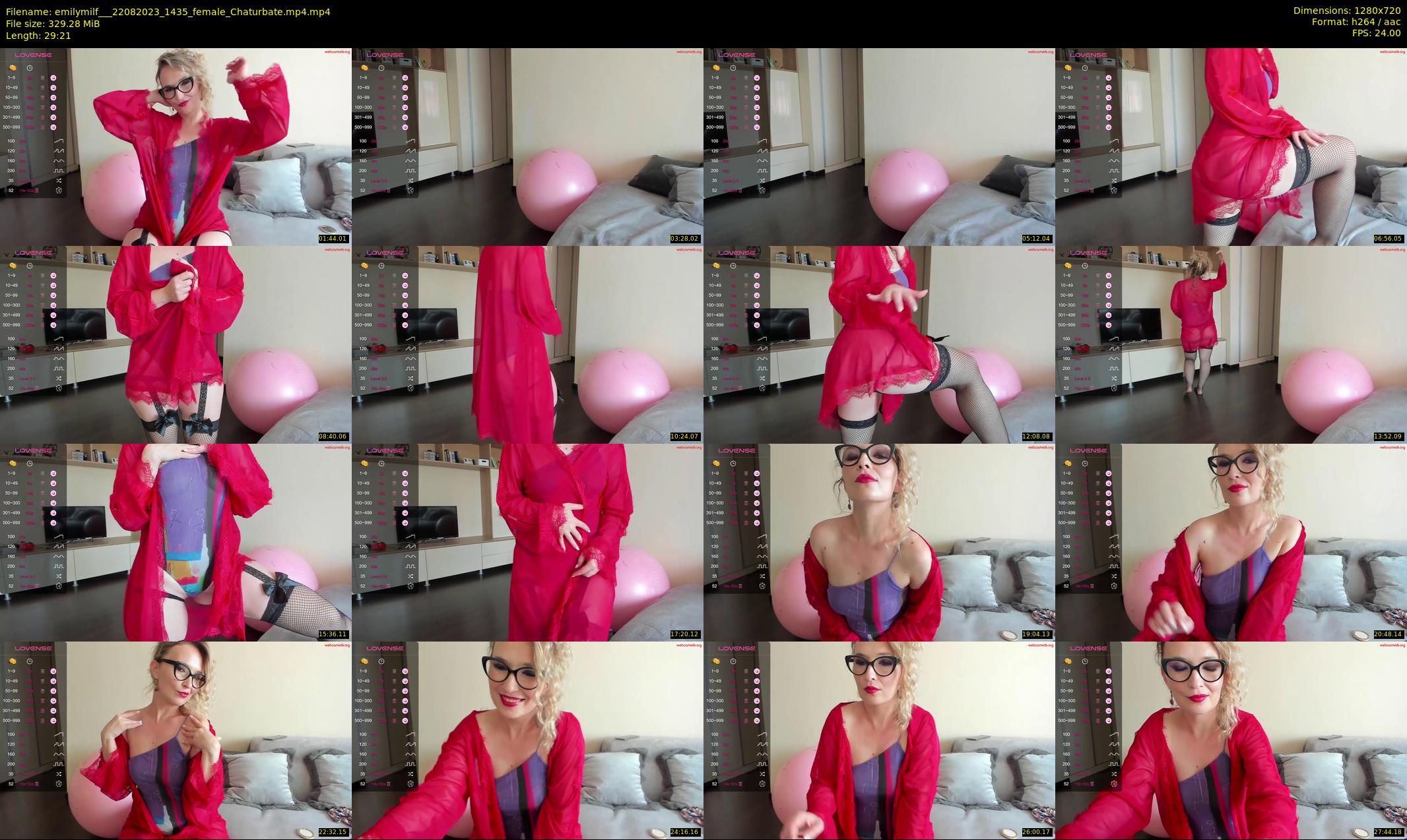 emilymilf__ — 30 minute Chaturbate female cam show recording, 720p, Aug 22, 2023