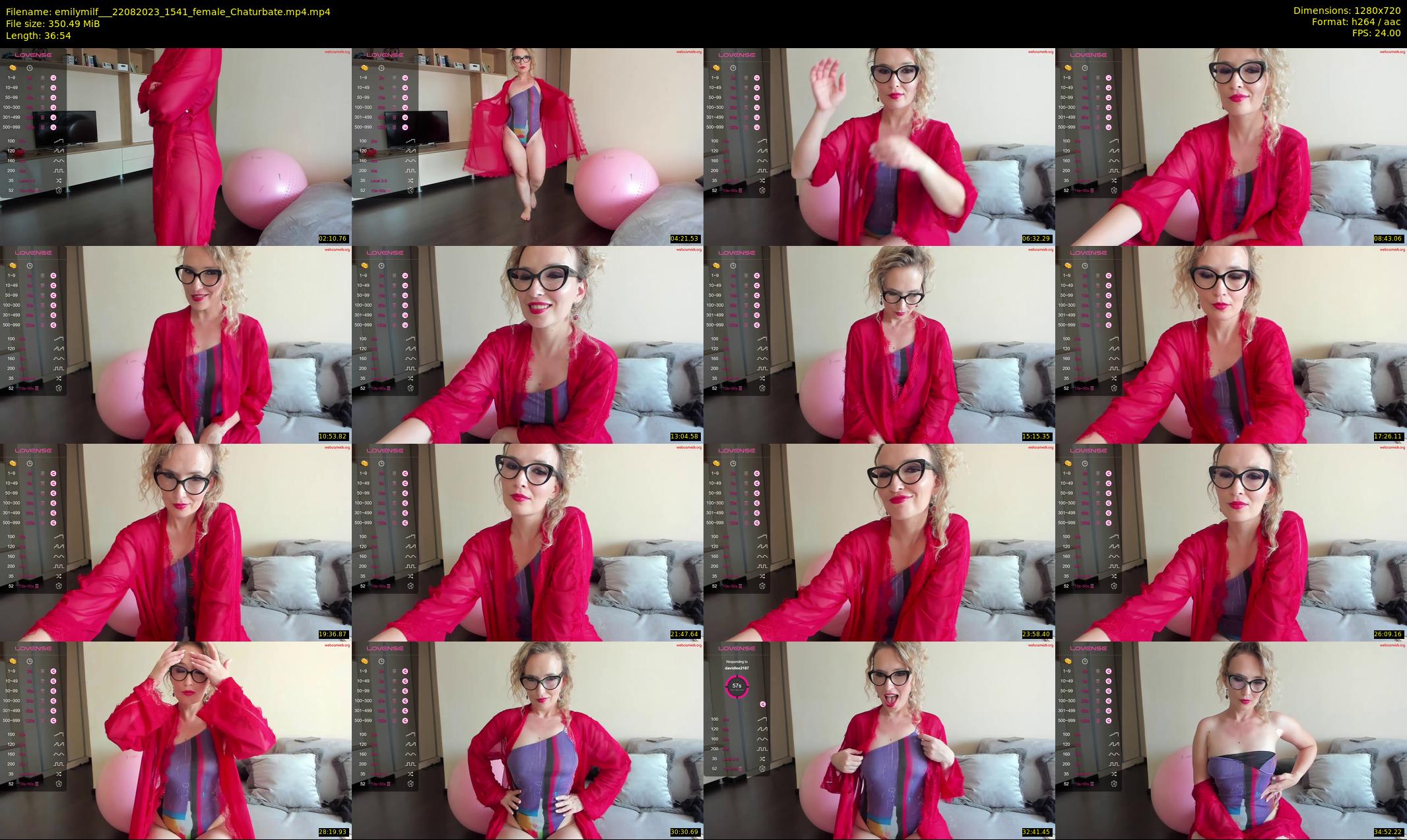 emilymilf__ — 37 minute Chaturbate female cam show recording, 720p, Aug 22, 2023