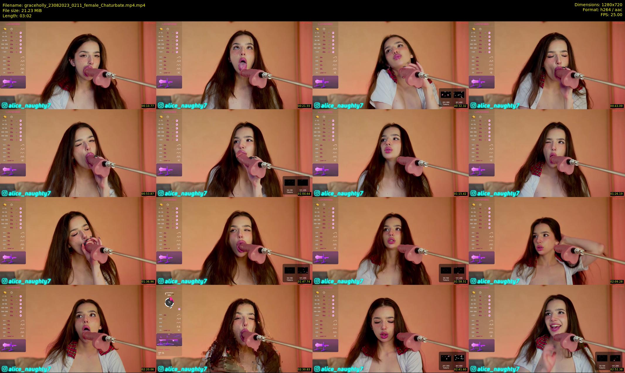 graceholly — 4 minute Chaturbate female cam show recording, 720p, Aug 23, 2023