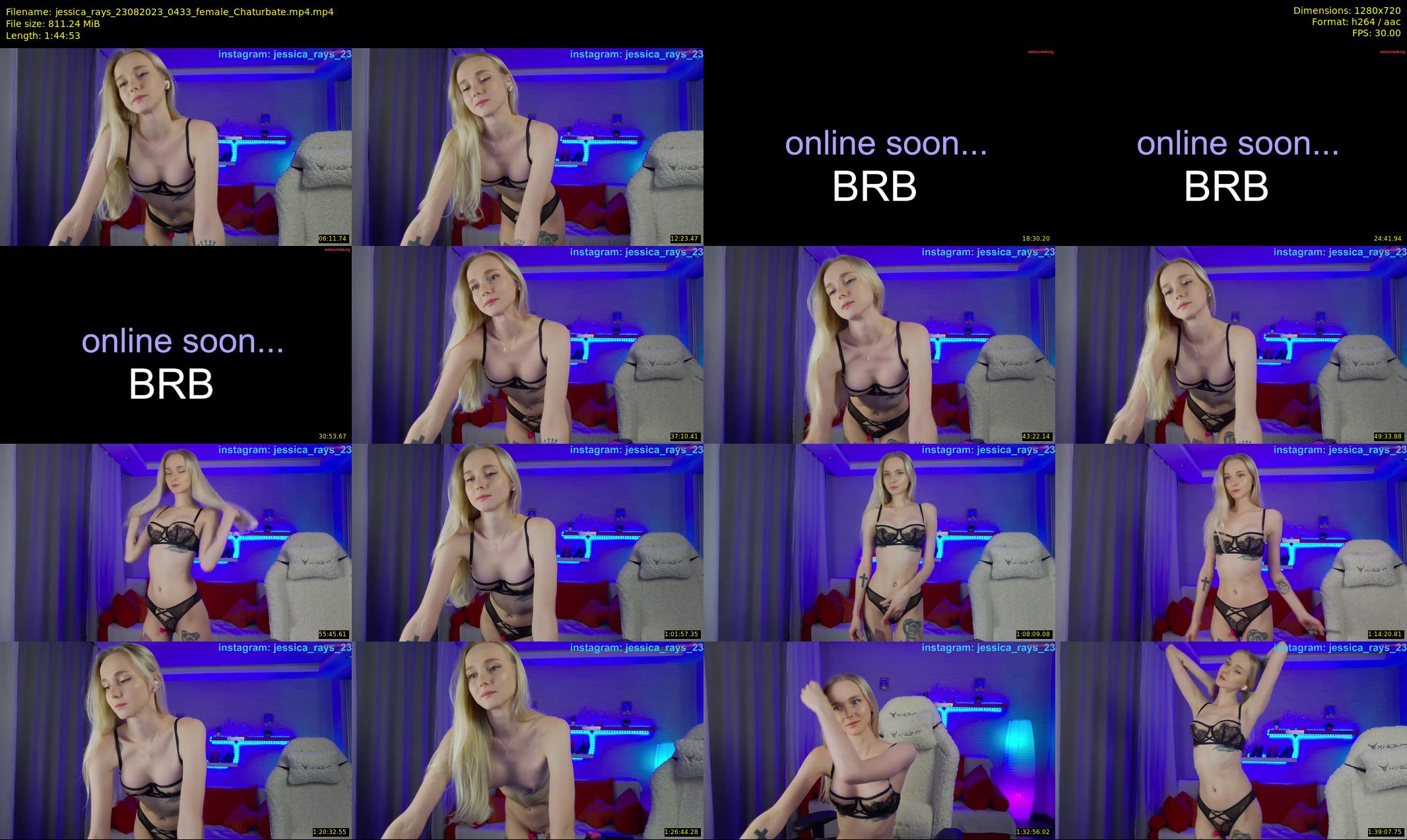 jessica_rays — 105 minute Chaturbate couple cam show recording, 720p, Aug 23, 2023