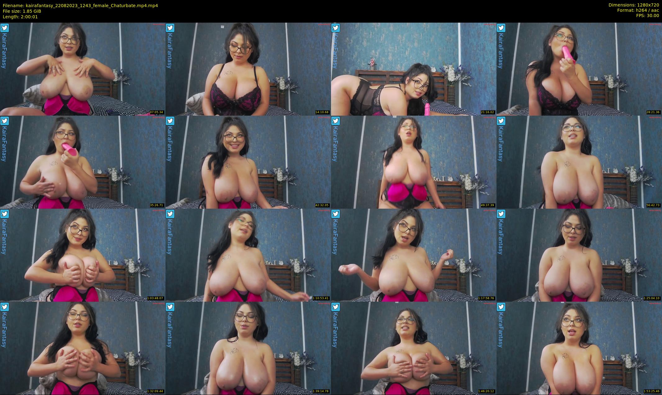 kairafantasy — 121 minute Chaturbate female cam show recording, 720p, Aug 22, 2023