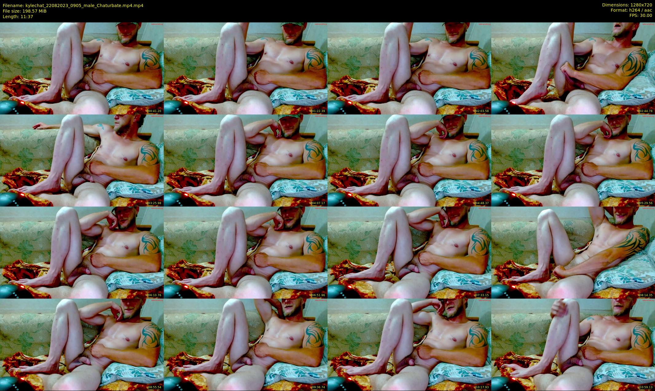 kylechat — 12 minute Chaturbate male cam show recording, 720p, Aug 22, 2023