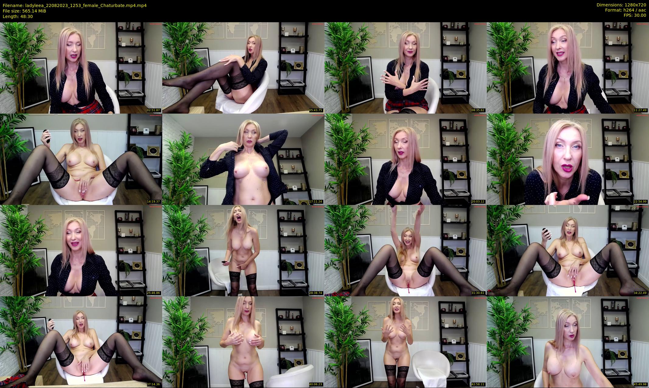 ladyleea — 49 minute Chaturbate female cam show recording, 720p, Aug 22, 2023