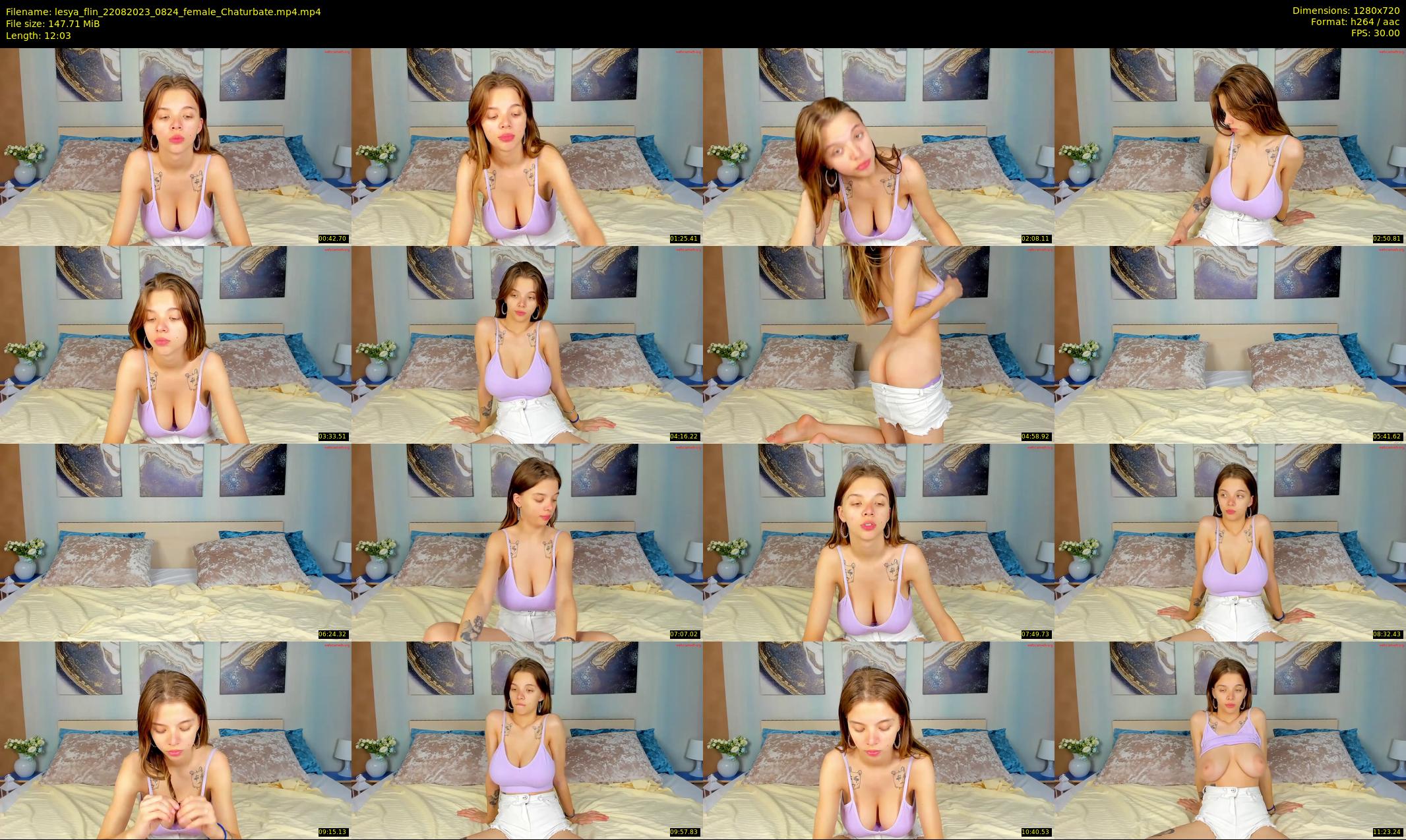 lesya_flin — 13 minute Chaturbate female cam show recording, 720p, Aug 22, 2023