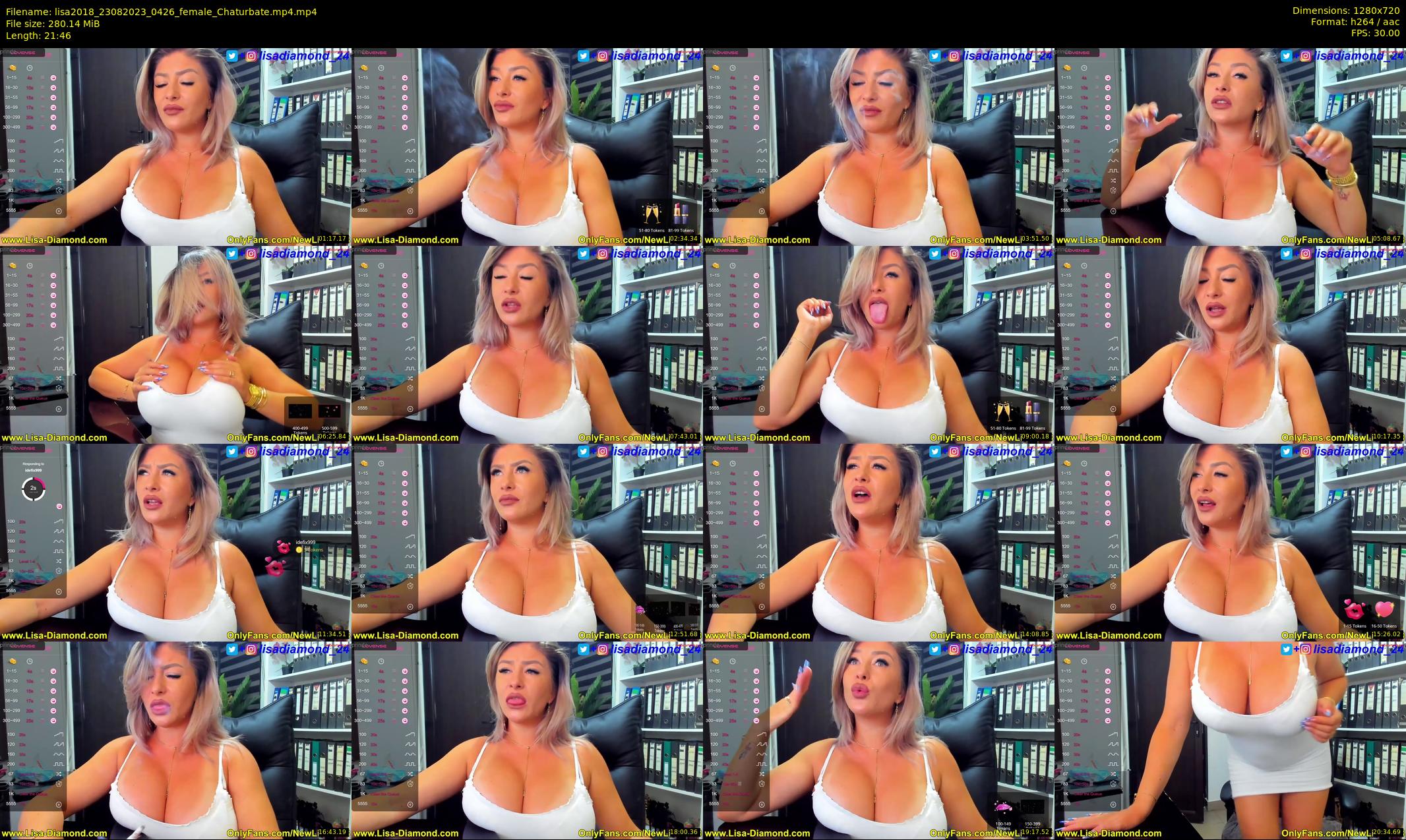 lisa2018 — 22 minute Chaturbate female cam show recording, 720p, Aug 23, 2023