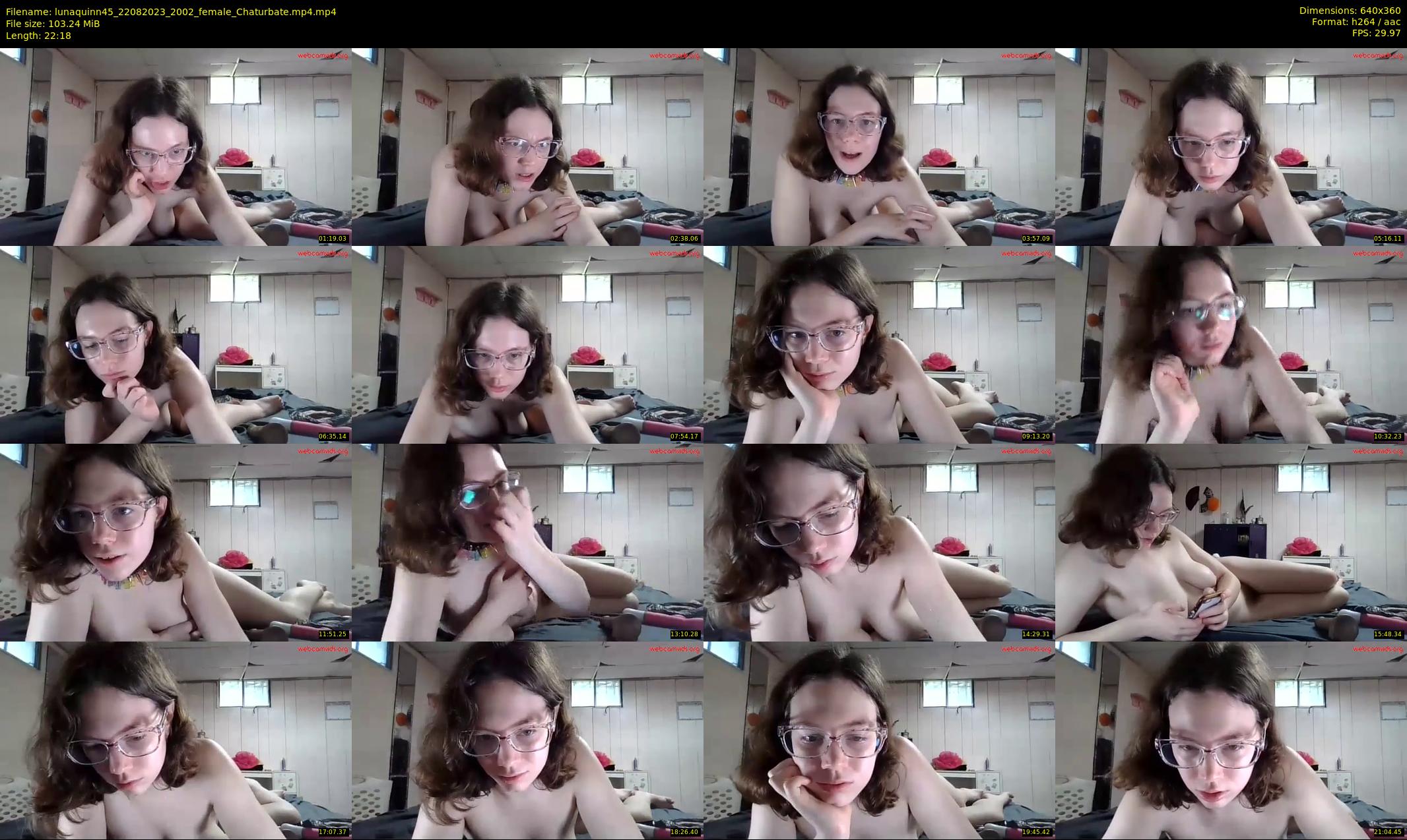 lunaquinn45 — 23 minute Chaturbate female cam show recording, 360p, Aug 22, 2023