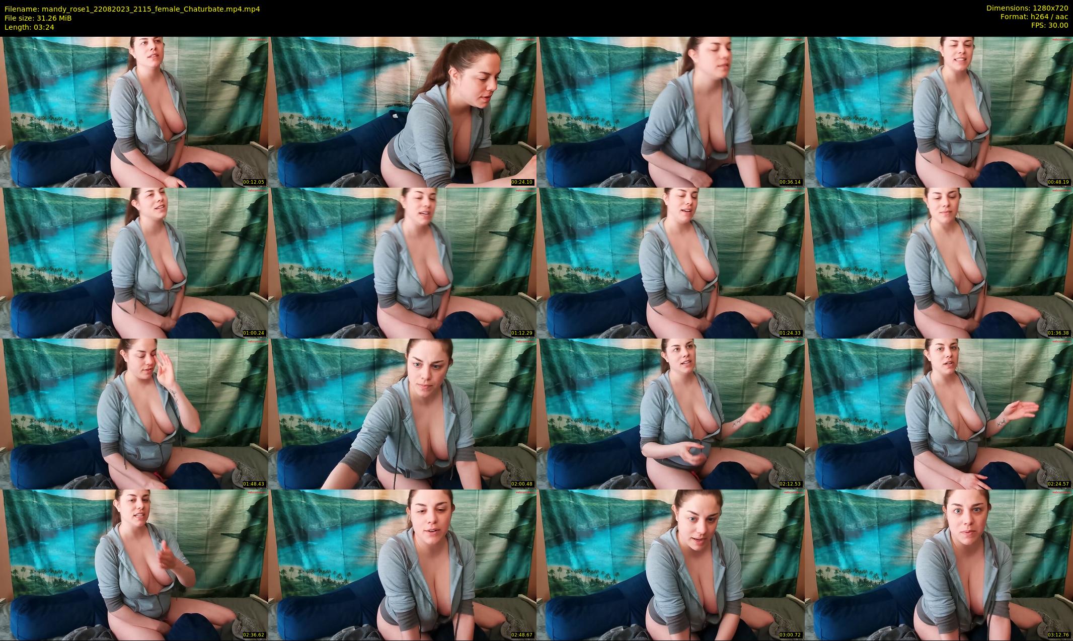 mandy_rose1 — 4 minute Chaturbate female cam show recording, 720p, Aug 22, 2023