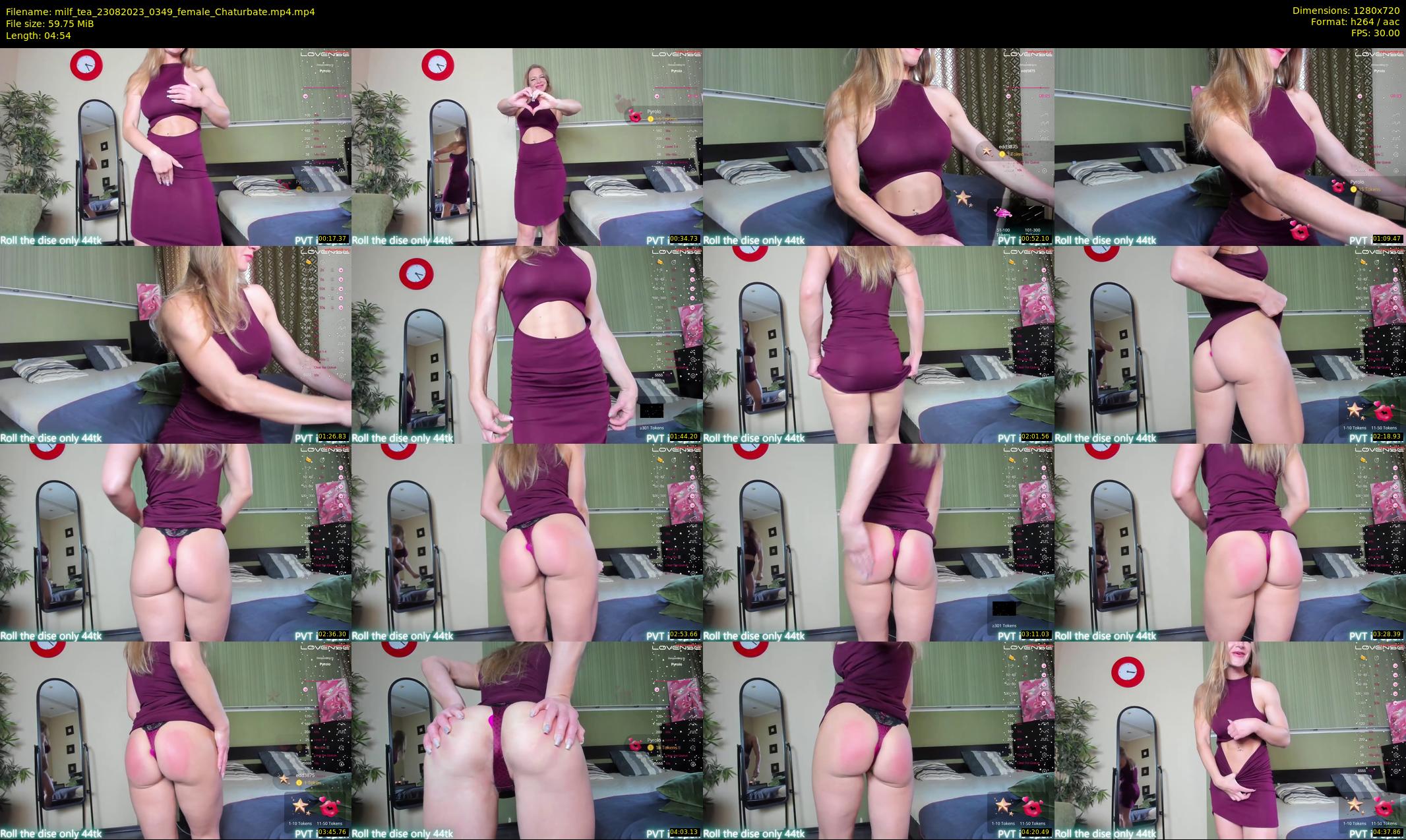 milf_tea — 5 minute Chaturbate female cam show recording, 720p, Aug 23, 2023