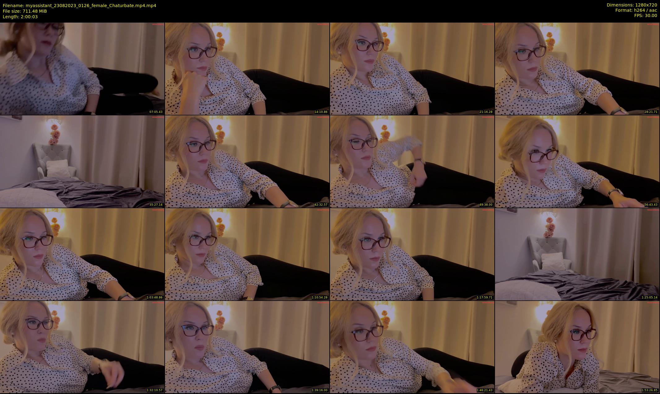 myassistant — 121 minute Chaturbate female cam show recording, 720p, Aug 23, 2023