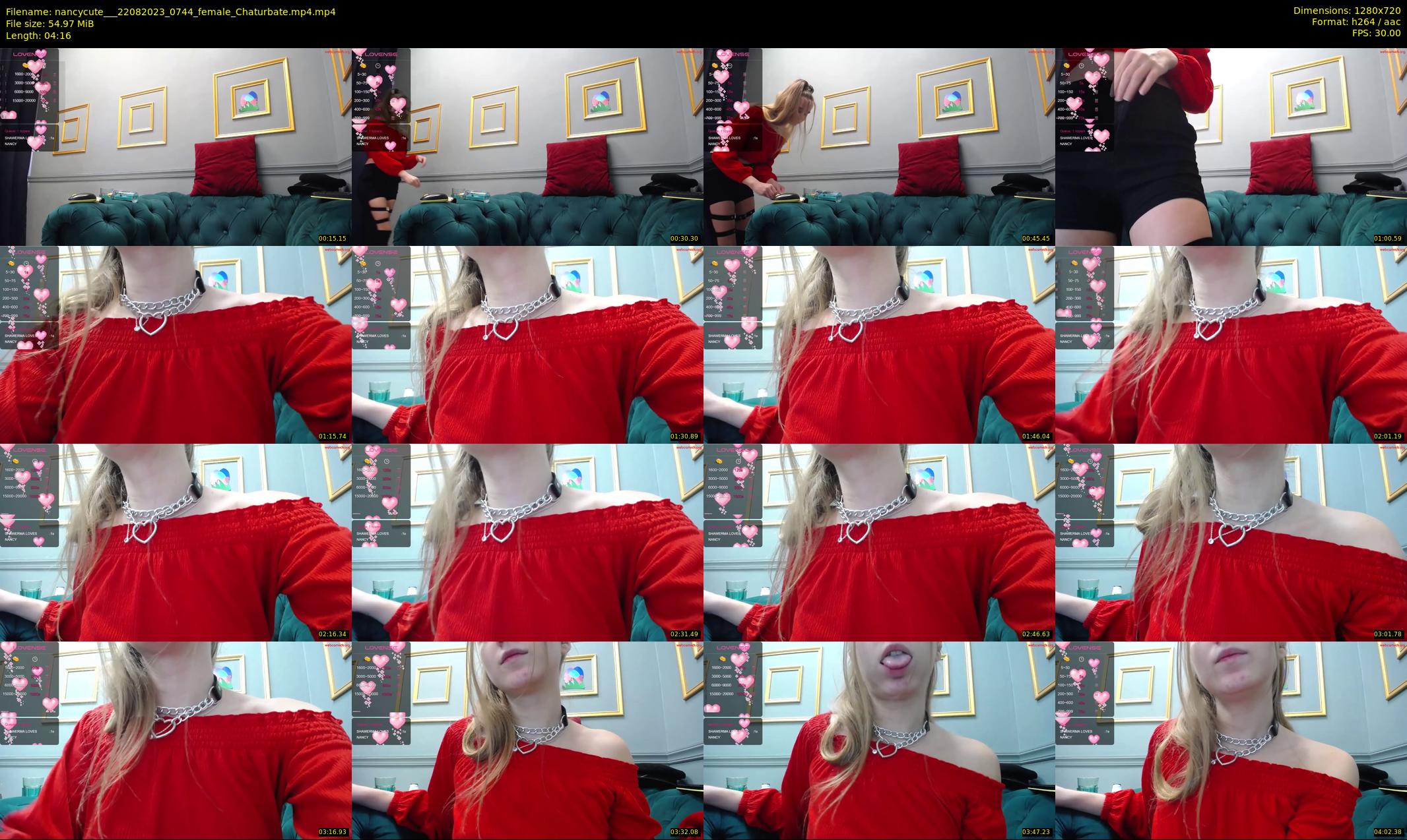 nancycute__ — 5 minute Chaturbate female cam show recording, 720p, Aug 22, 2023