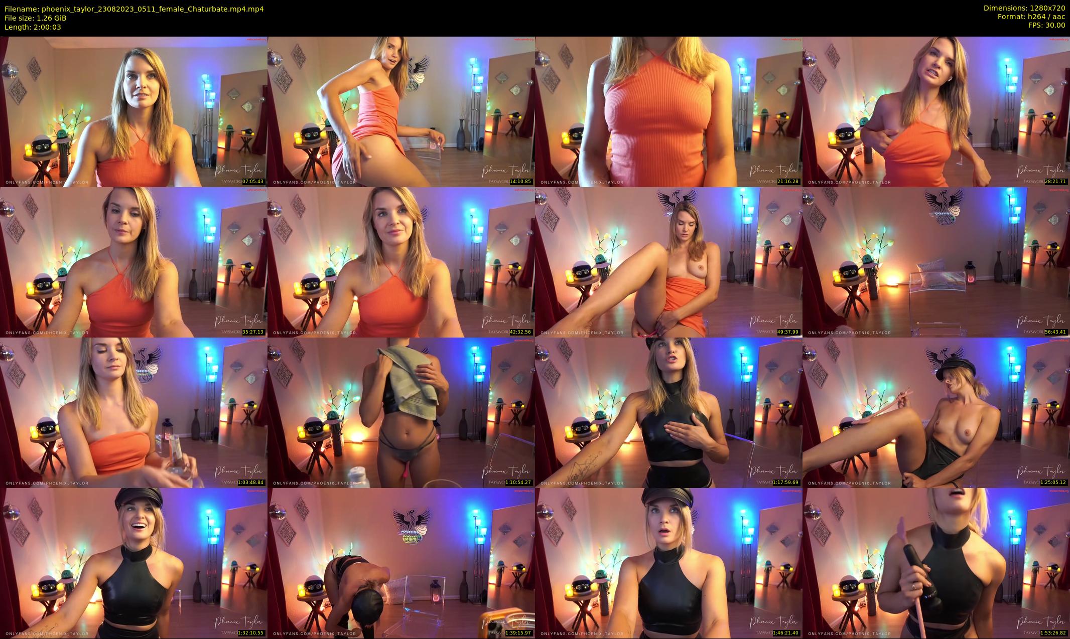 phoenix_taylor — 121 minute Chaturbate female cam show recording, 720p, Aug 23, 2023