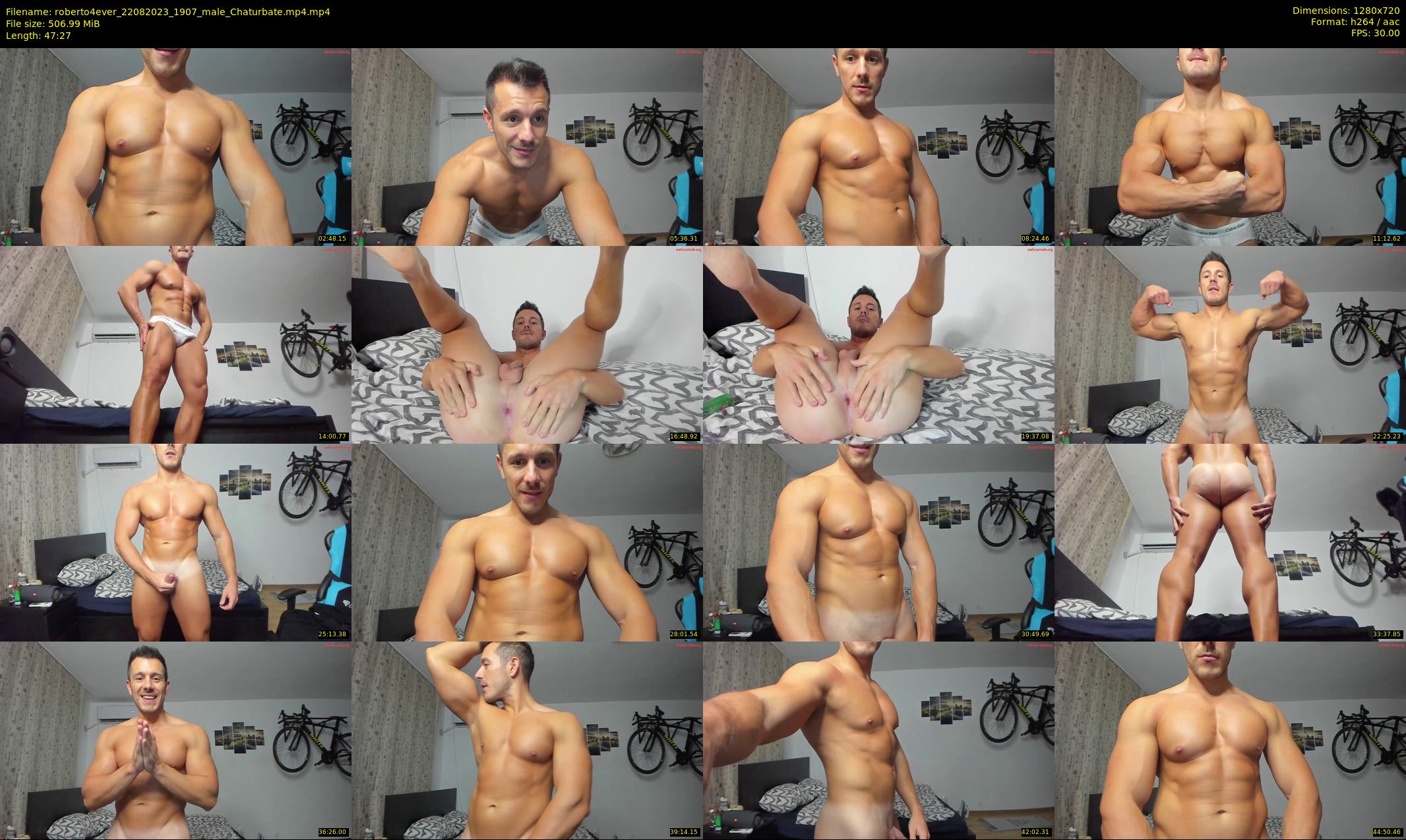 roberto4ever — 48 minute Chaturbate male cam show recording, 720p, Aug 22, 2023