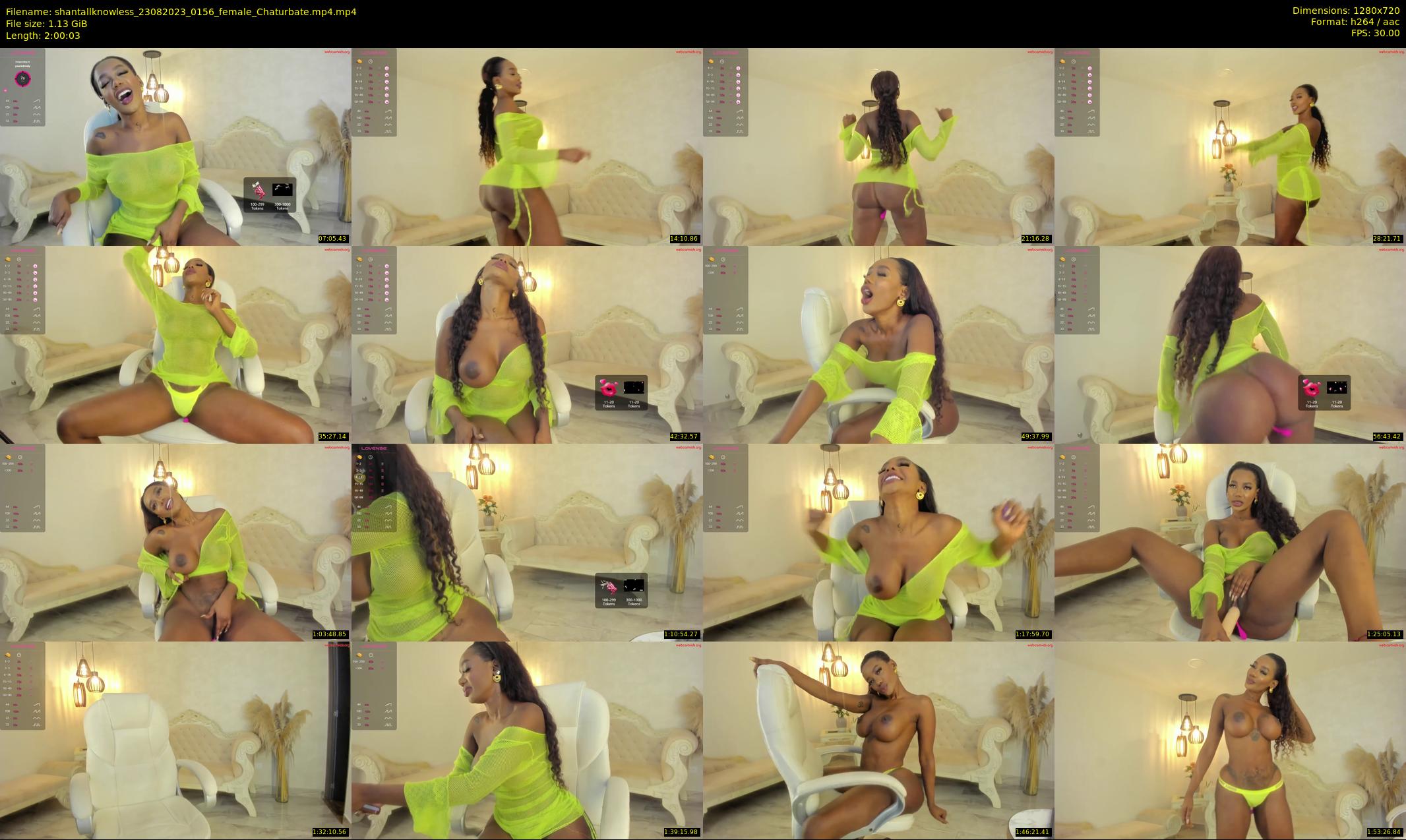 shantallknowless — 121 minute Chaturbate female cam show recording, 720p, Aug 23, 2023