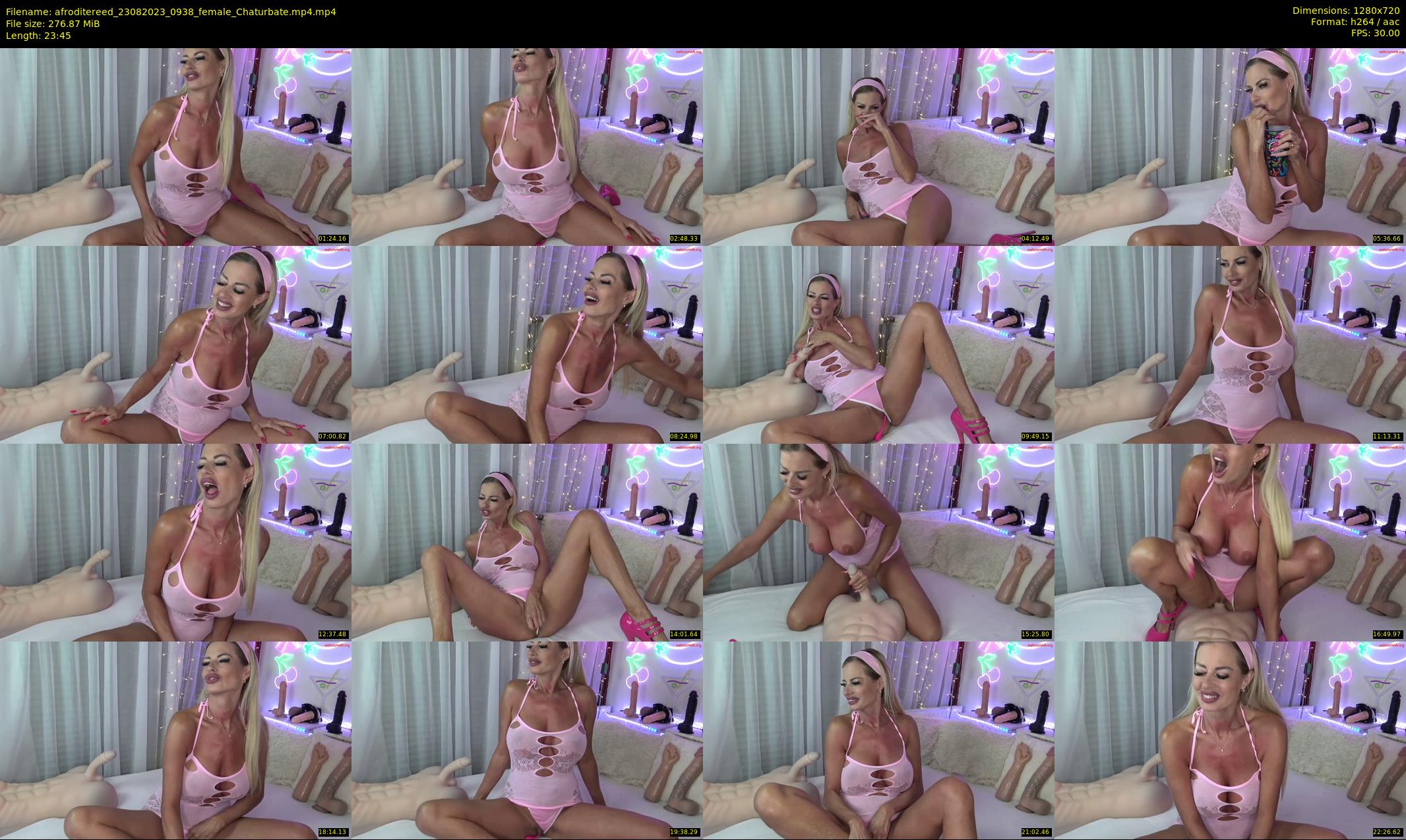 afroditereed — 24 minute Chaturbate female cam show recording, 720p, Aug 23, 2023
