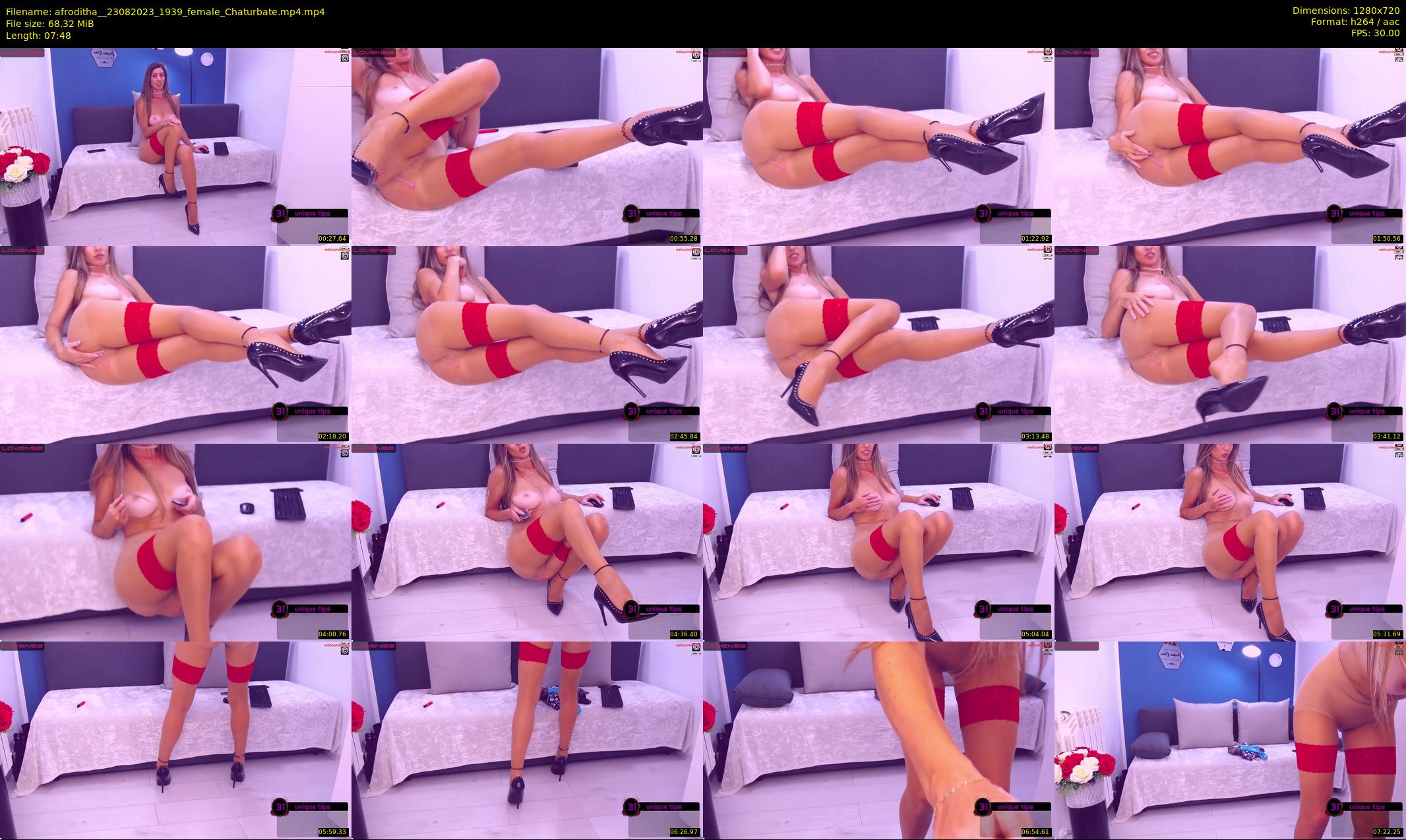 afroditha_ — 8 minute Chaturbate female cam show recording, 720p, Aug 23, 2023