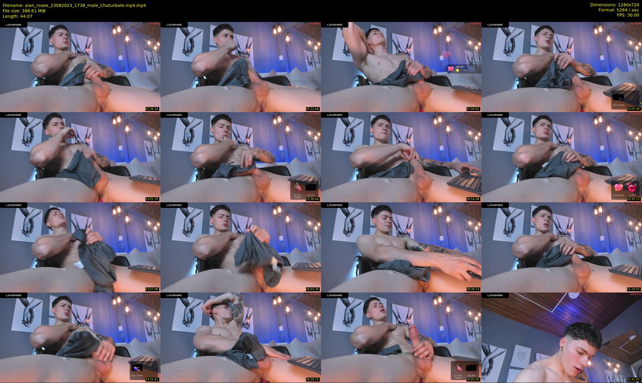 alan_rosee — 45 minute Chaturbate male cam show recording, 720p, Aug 23, 2023