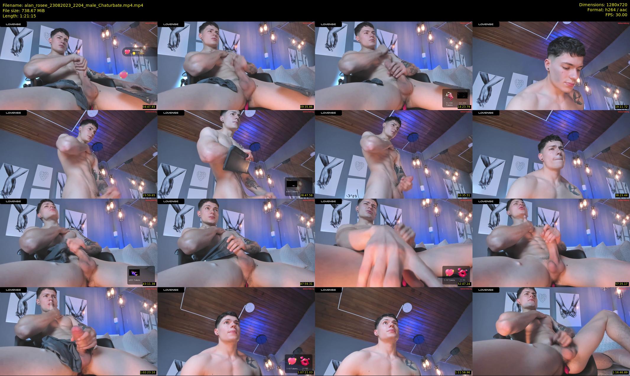 alan_rosee — 82 minute Chaturbate male cam show recording, 720p, Aug 23, 2023