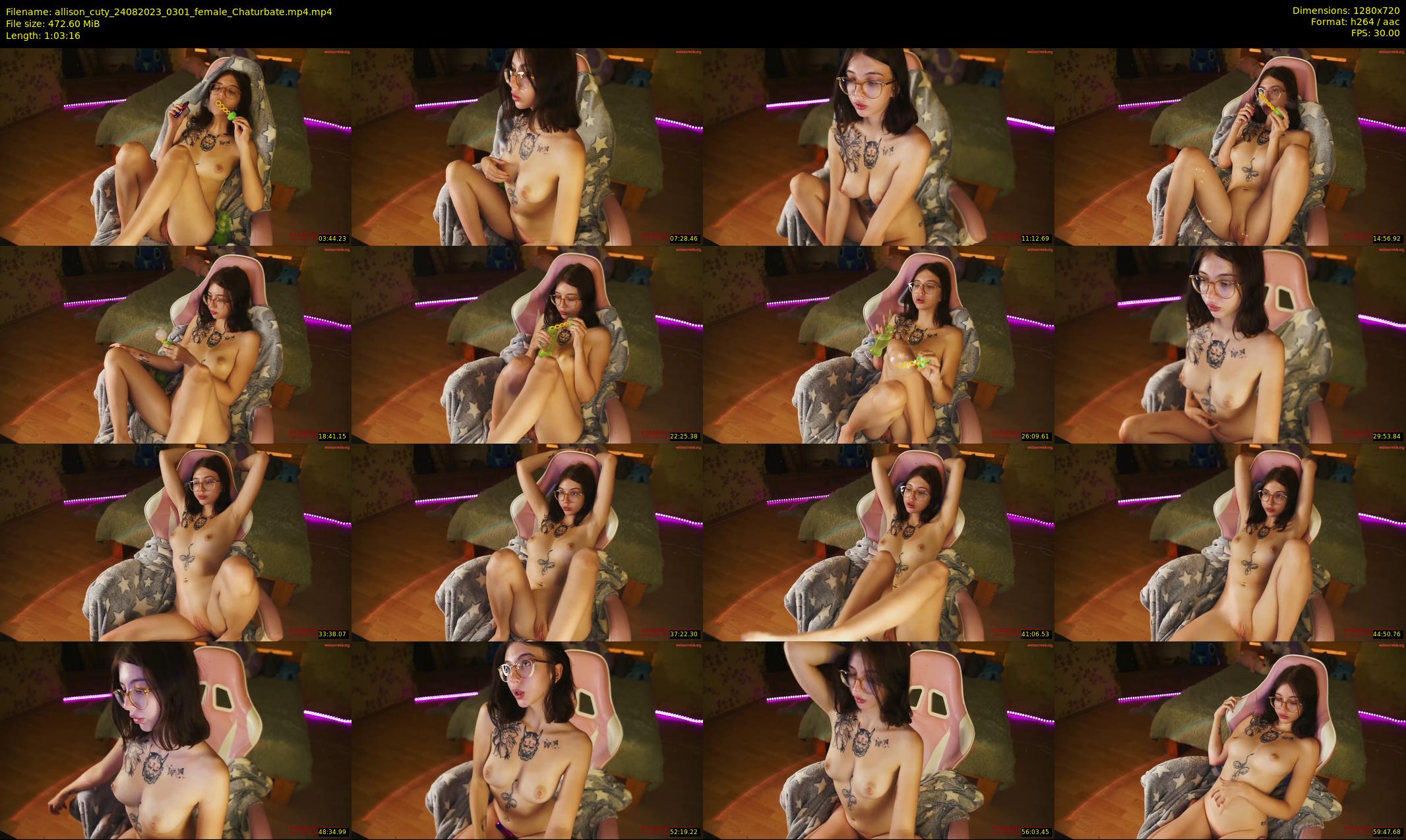 allison_cuty — 64 minute Chaturbate female cam show recording, 720p, Aug 24, 2023