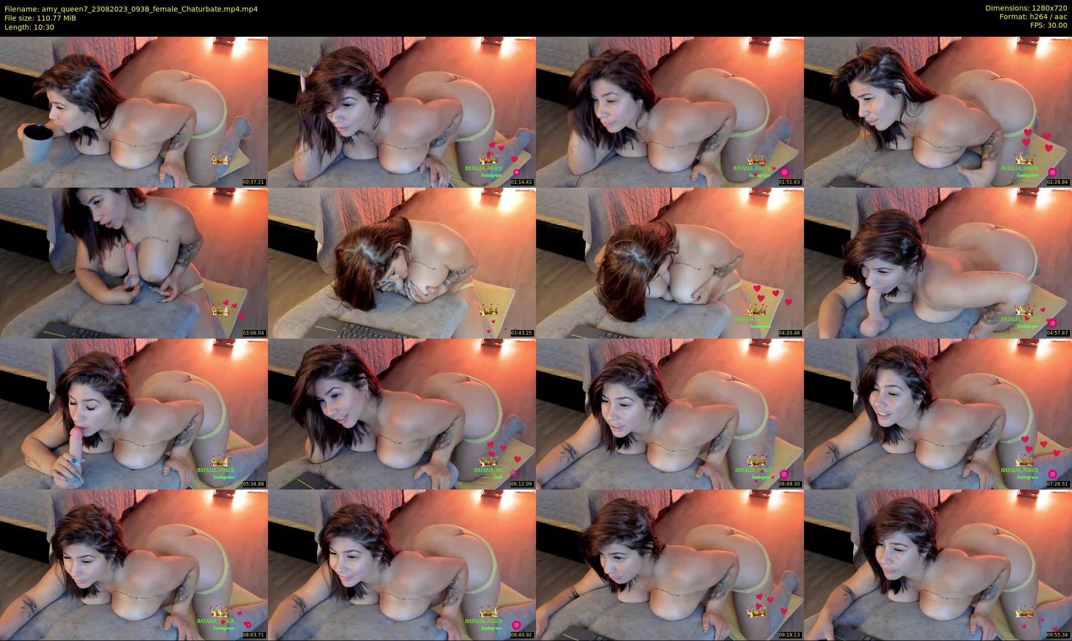 amy_queen7 — 11 minute Chaturbate female cam show recording, 720p, Aug 23, 2023