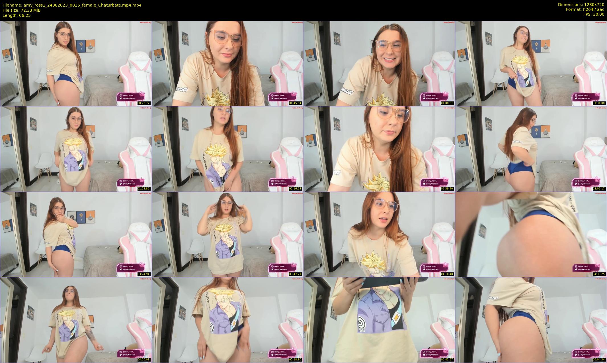 amy_ross1 — 7 minute Chaturbate female cam show recording, 720p, Aug 24, 2023