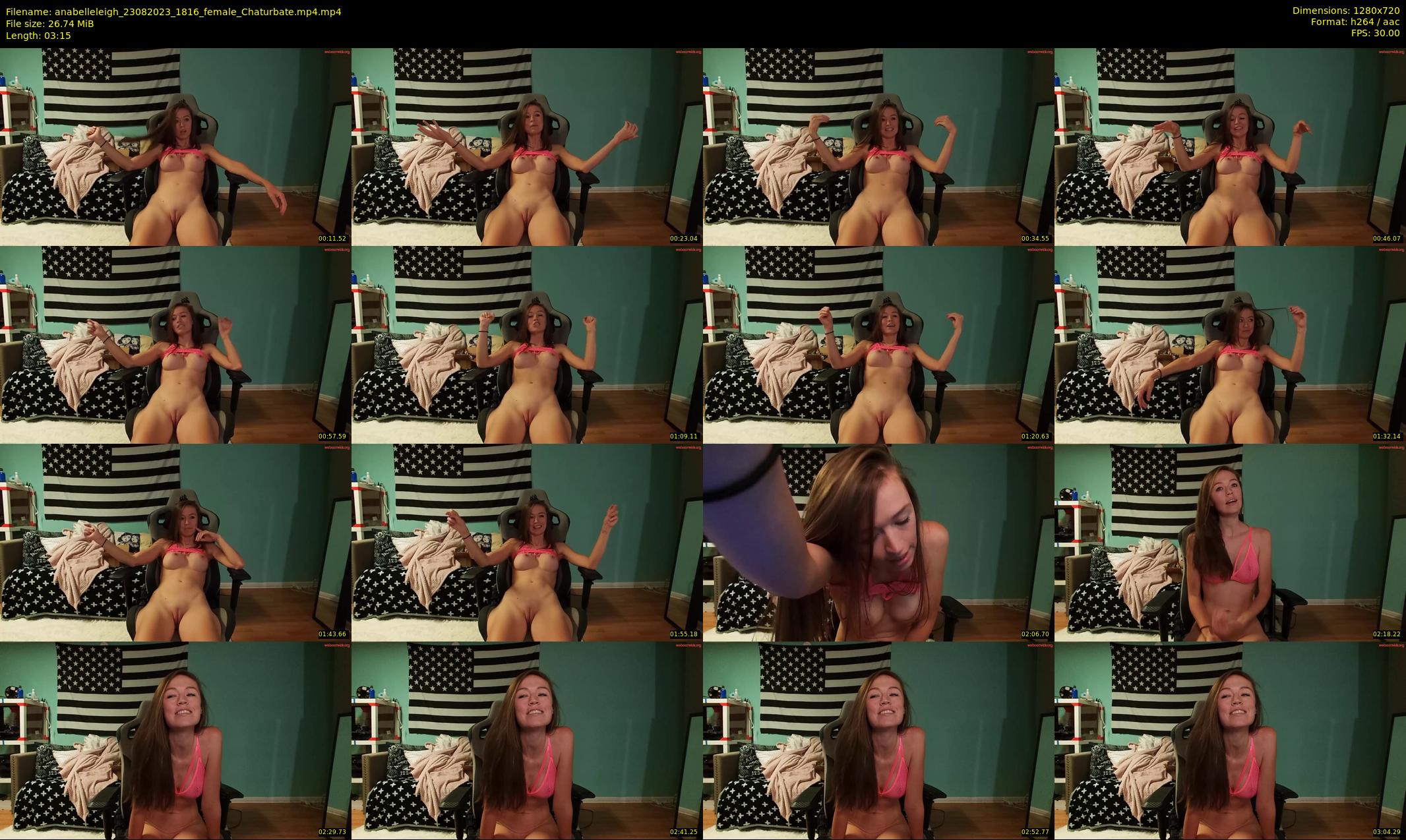 anabelleleigh — 4 minute Chaturbate female cam show recording, 720p, Aug 23, 2023