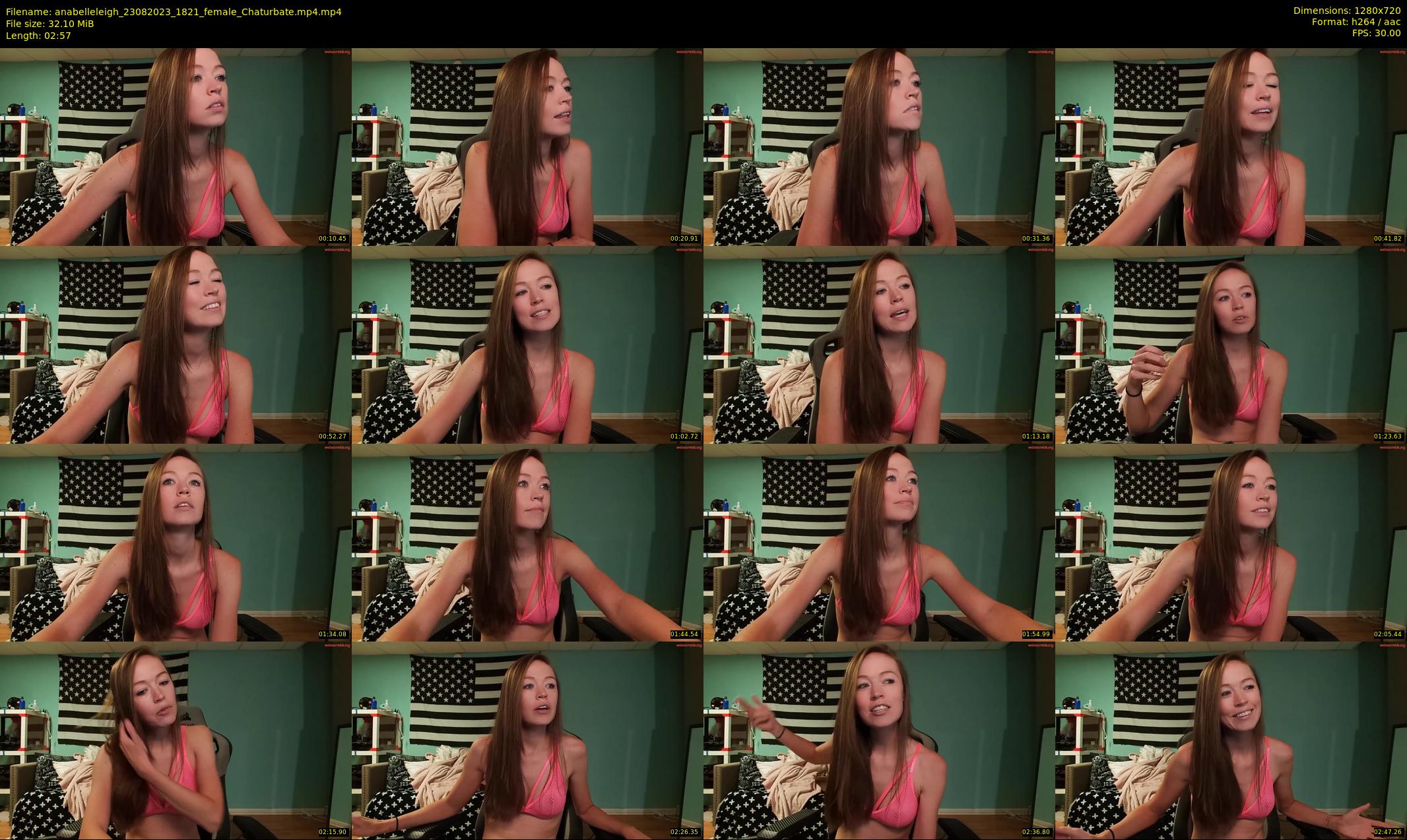 anabelleleigh — 3 minute Chaturbate female cam show recording, 720p, Aug 23, 2023